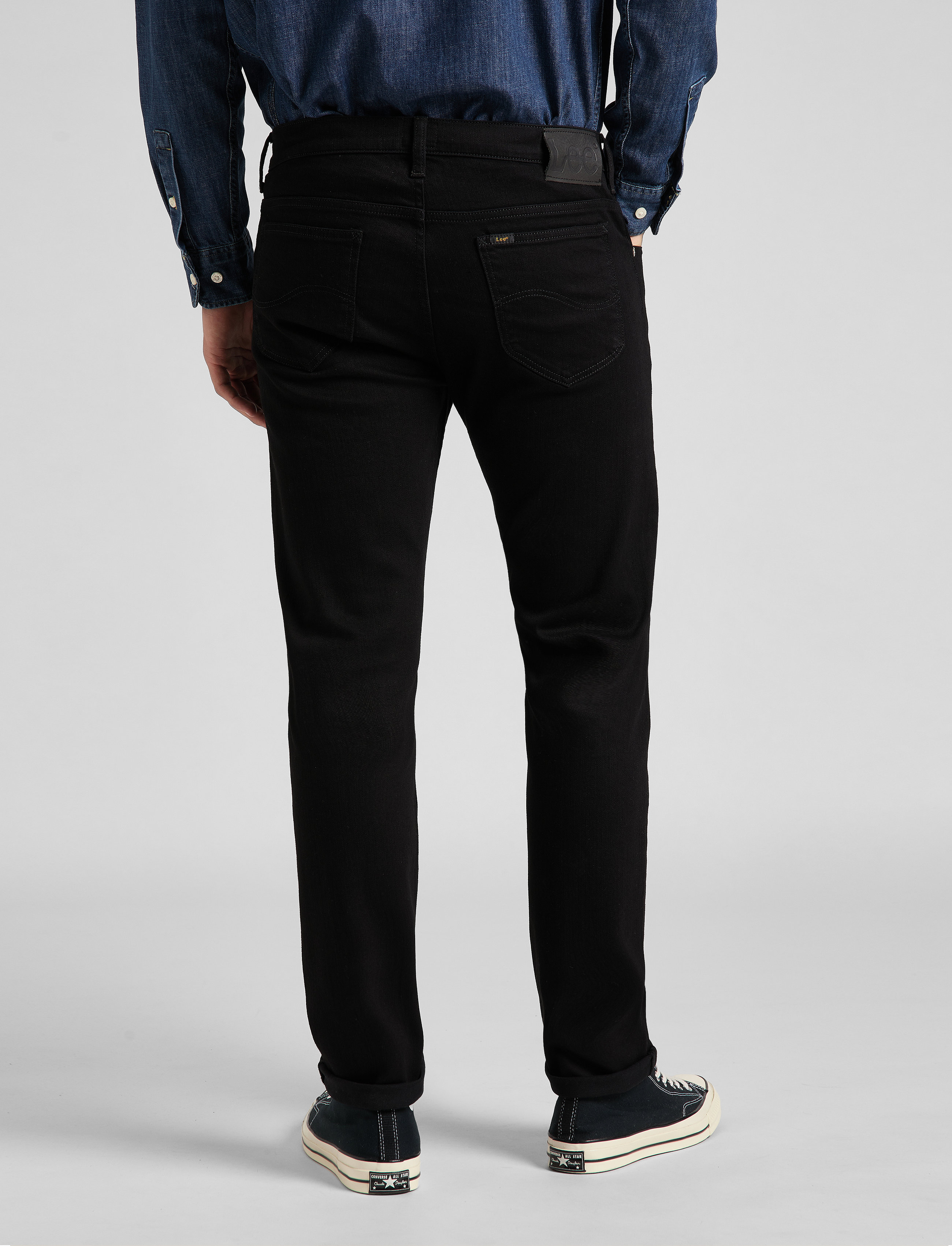 Lee Jeans - RIDER - slim jeans - clean black - 3