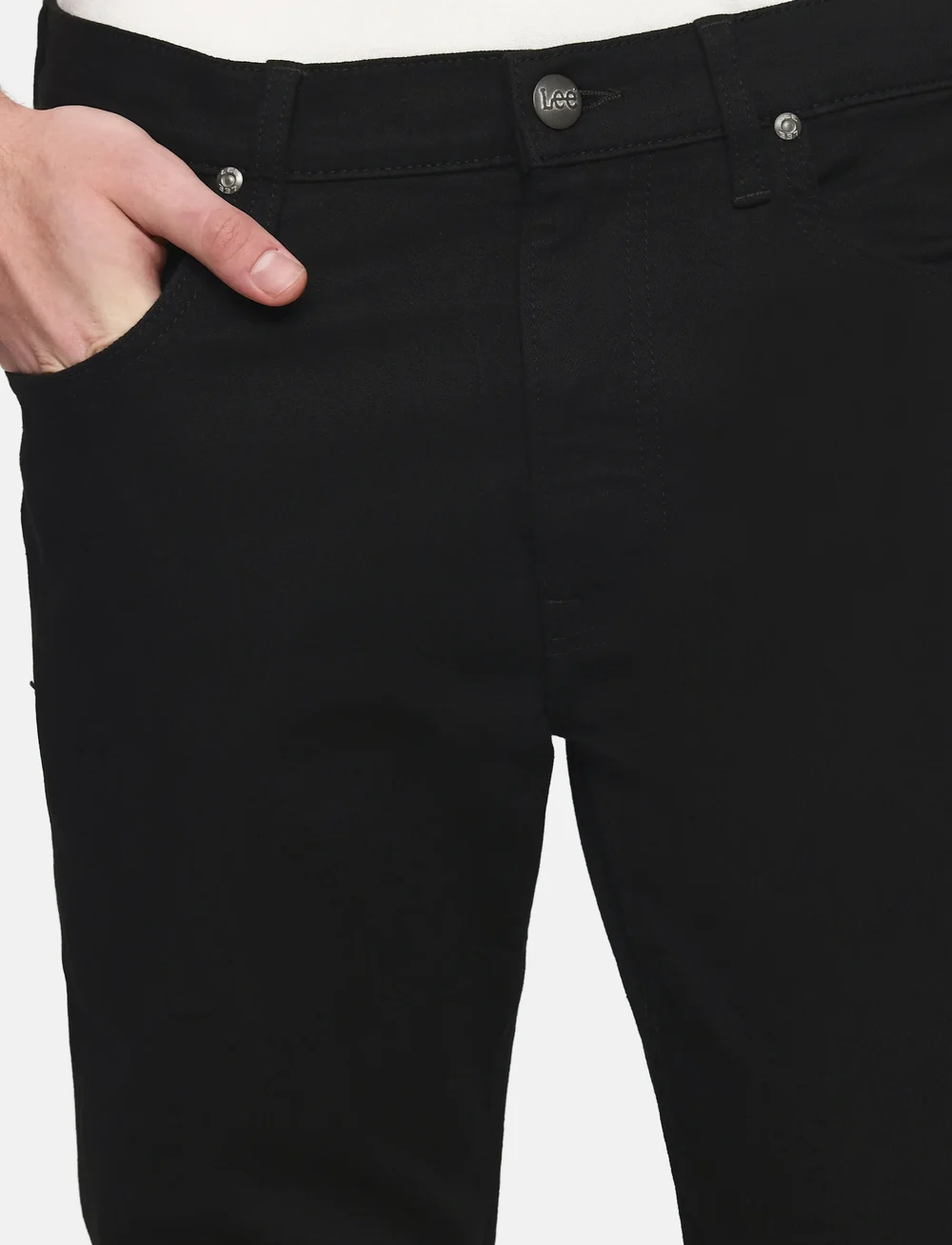 Lee Jeans - RIDER - kitsad teksad - clean black - 5