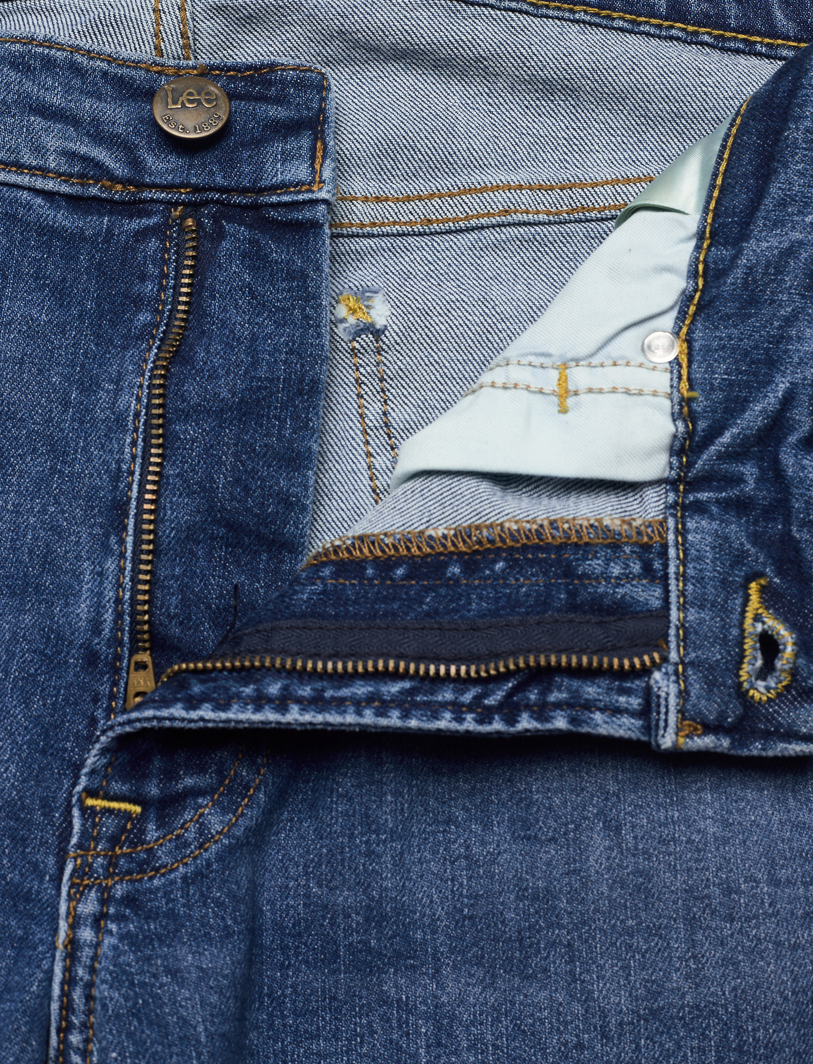 Lee Jeans - DAREN ZIP FLY - regular jeans - dark freeport - 4