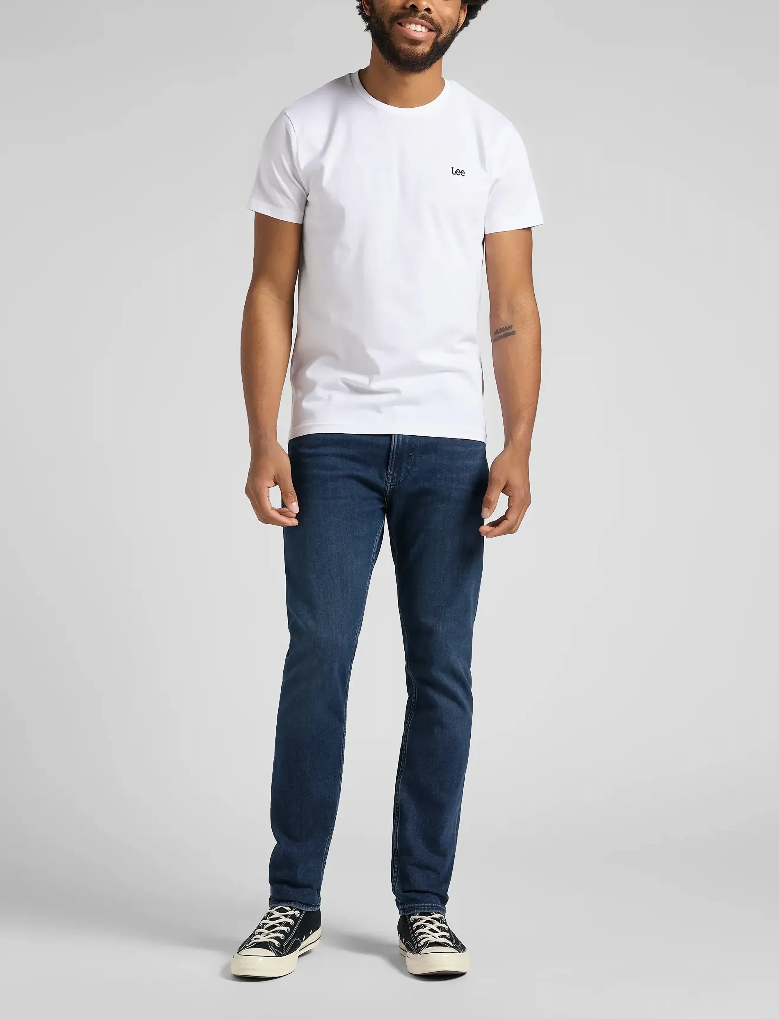 Lee Jeans - MULTI PACK CREW - laveste priser - black white - 5