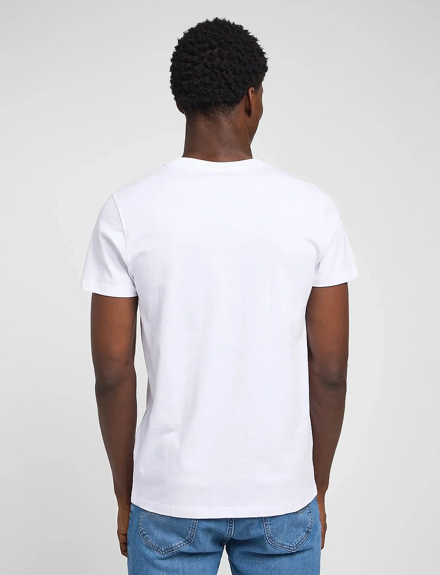 Lee Jeans - TWIN PACK V NECK - multipack t-shirts - black white - 5