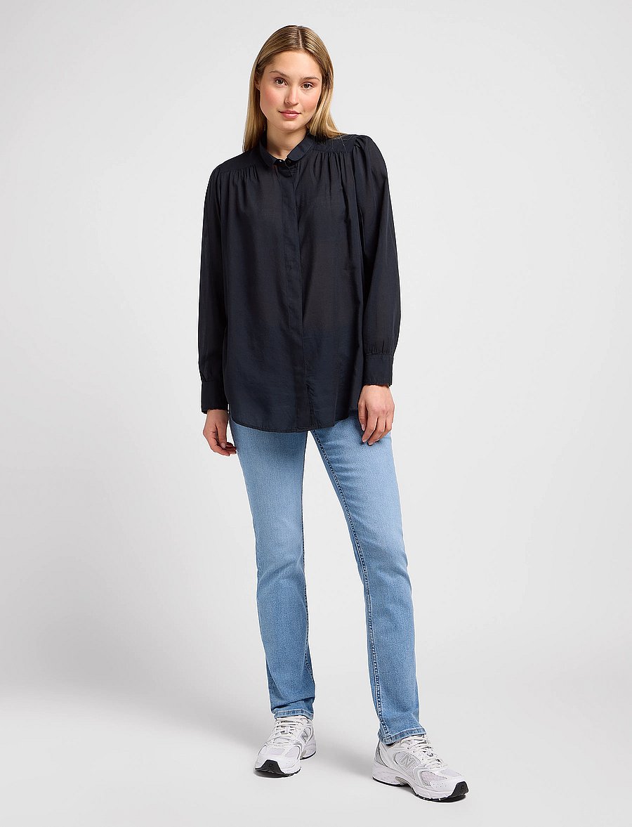 Lee Jeans - Marion Straight - schlaghosen - partly cloudy - 4