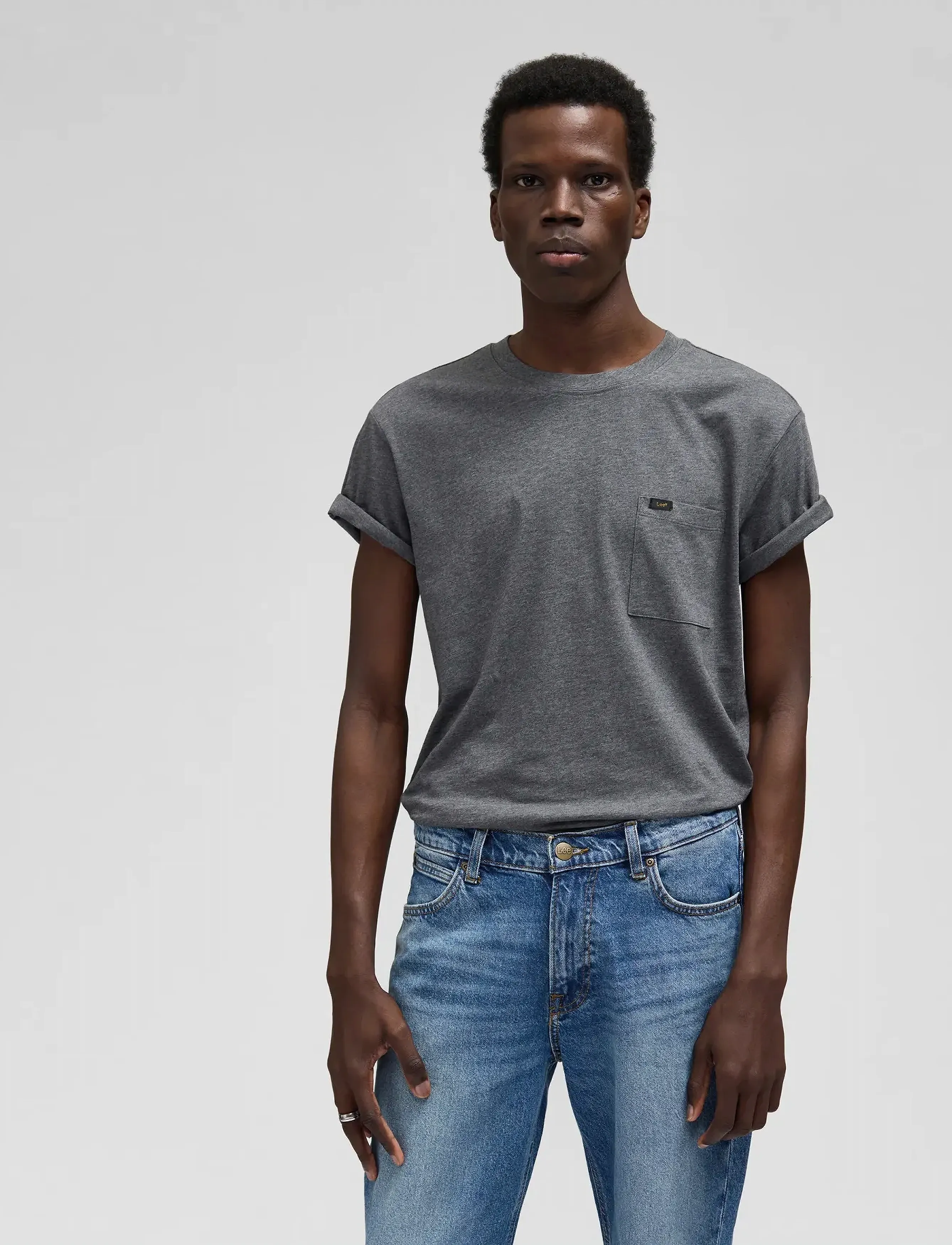 Lee Jeans - ULTIMATE POCKET TEE - kurzärmelig - black - 4