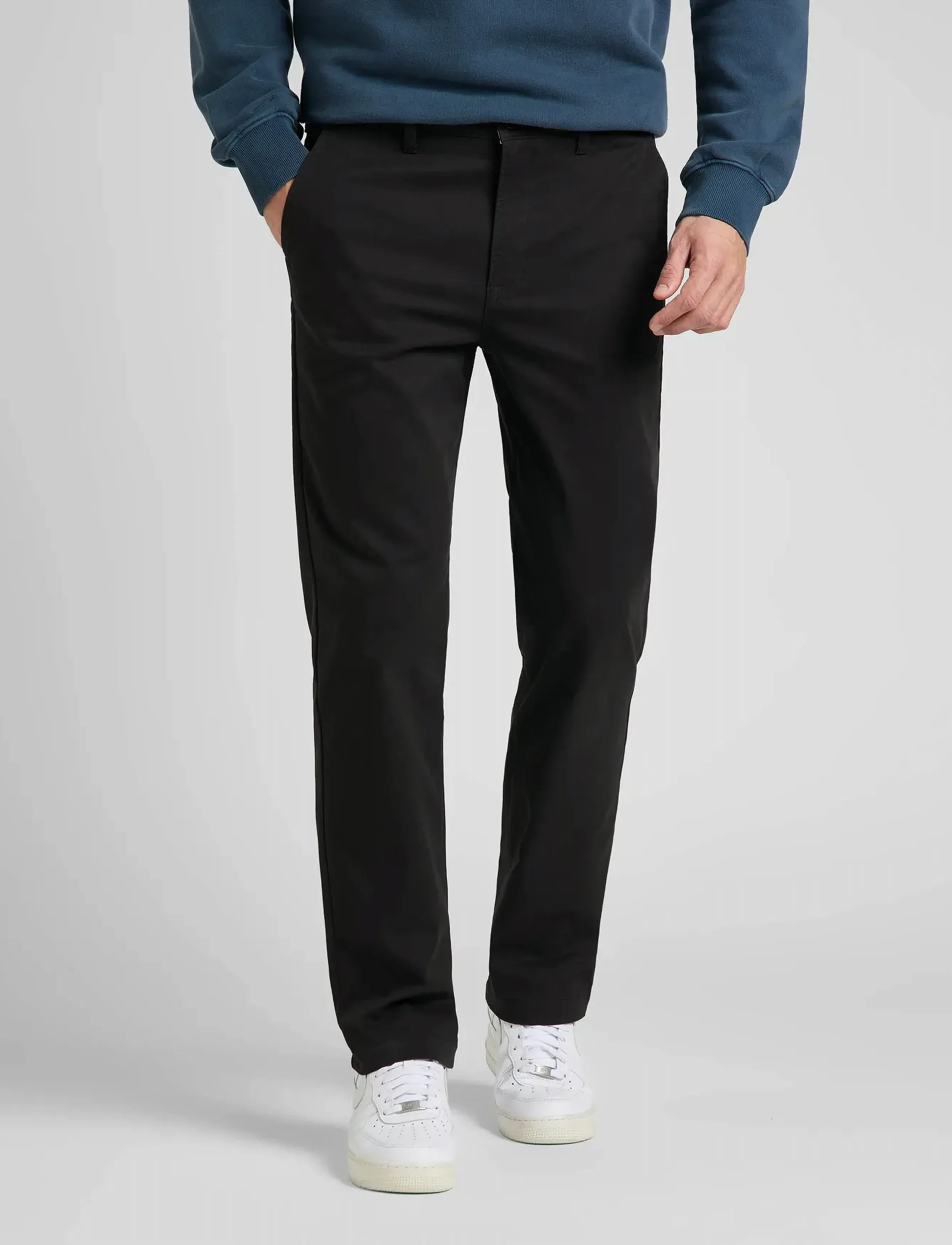 Lee Jeans Regular Chino, 29 x 32, Trousers, Schwarz - Chinos, Männerswear