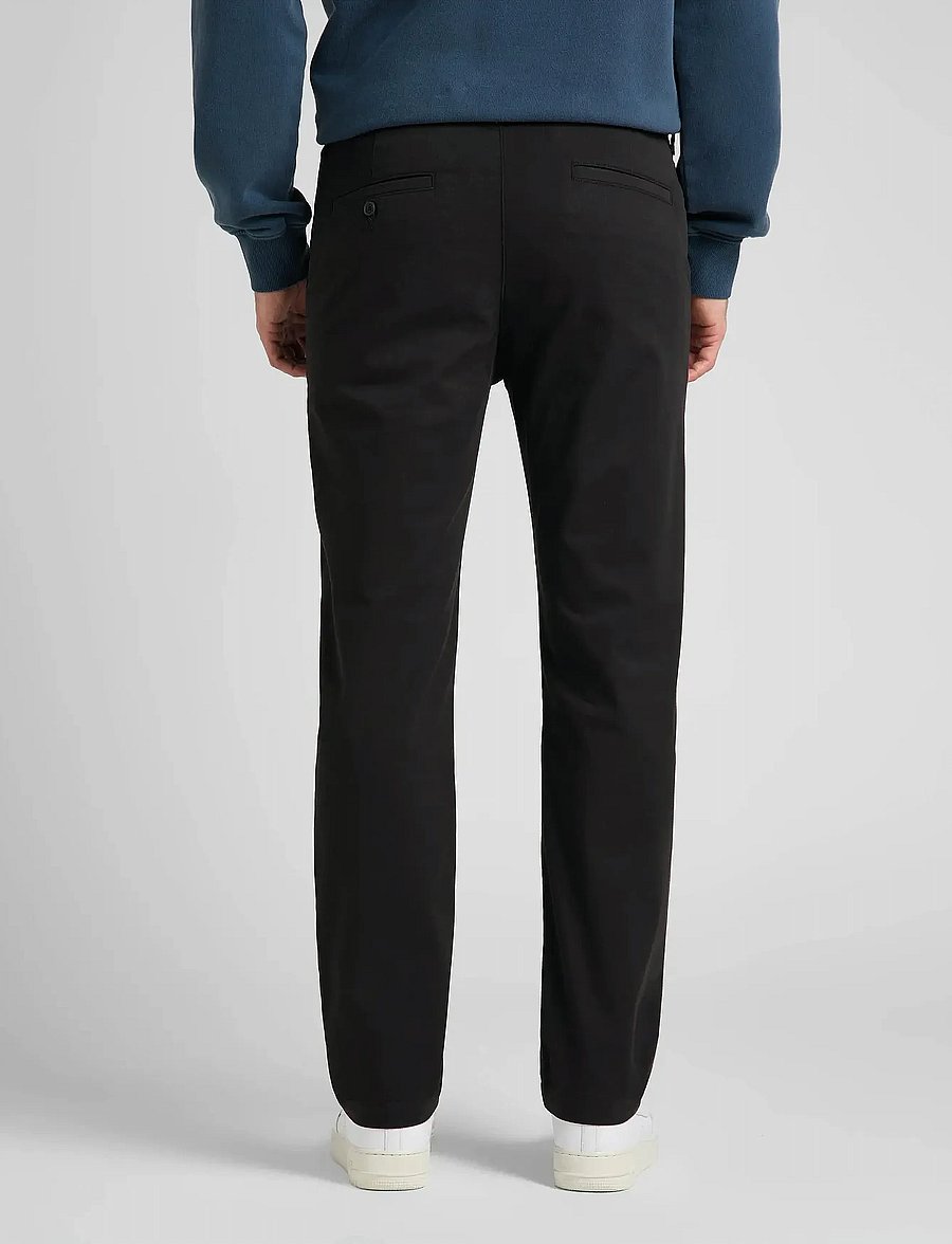 Lee Jeans - REGULAR CHINO - pantalons chino - black - 3