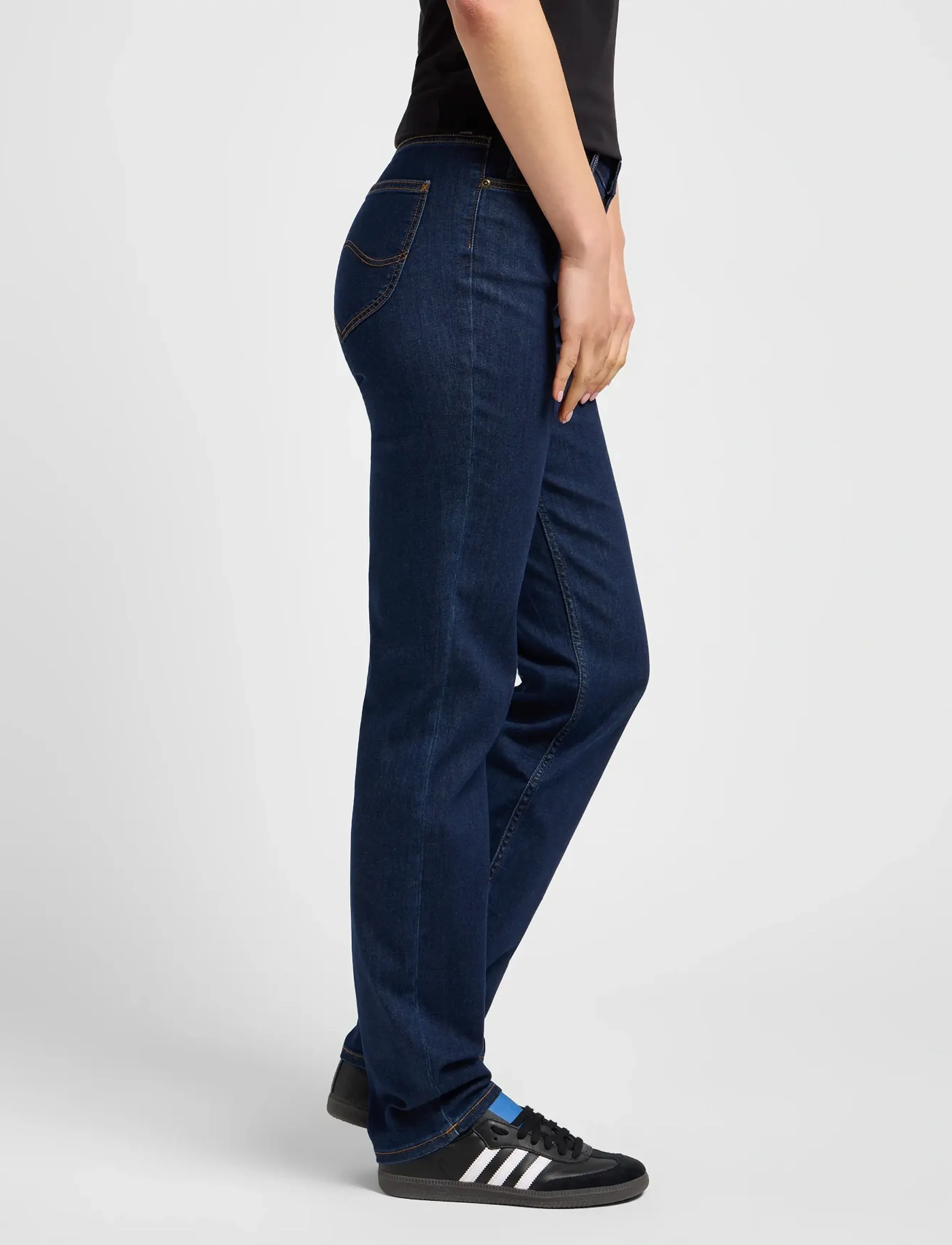 Lee Jeans - MARION - flared jeans - solid blue - 5