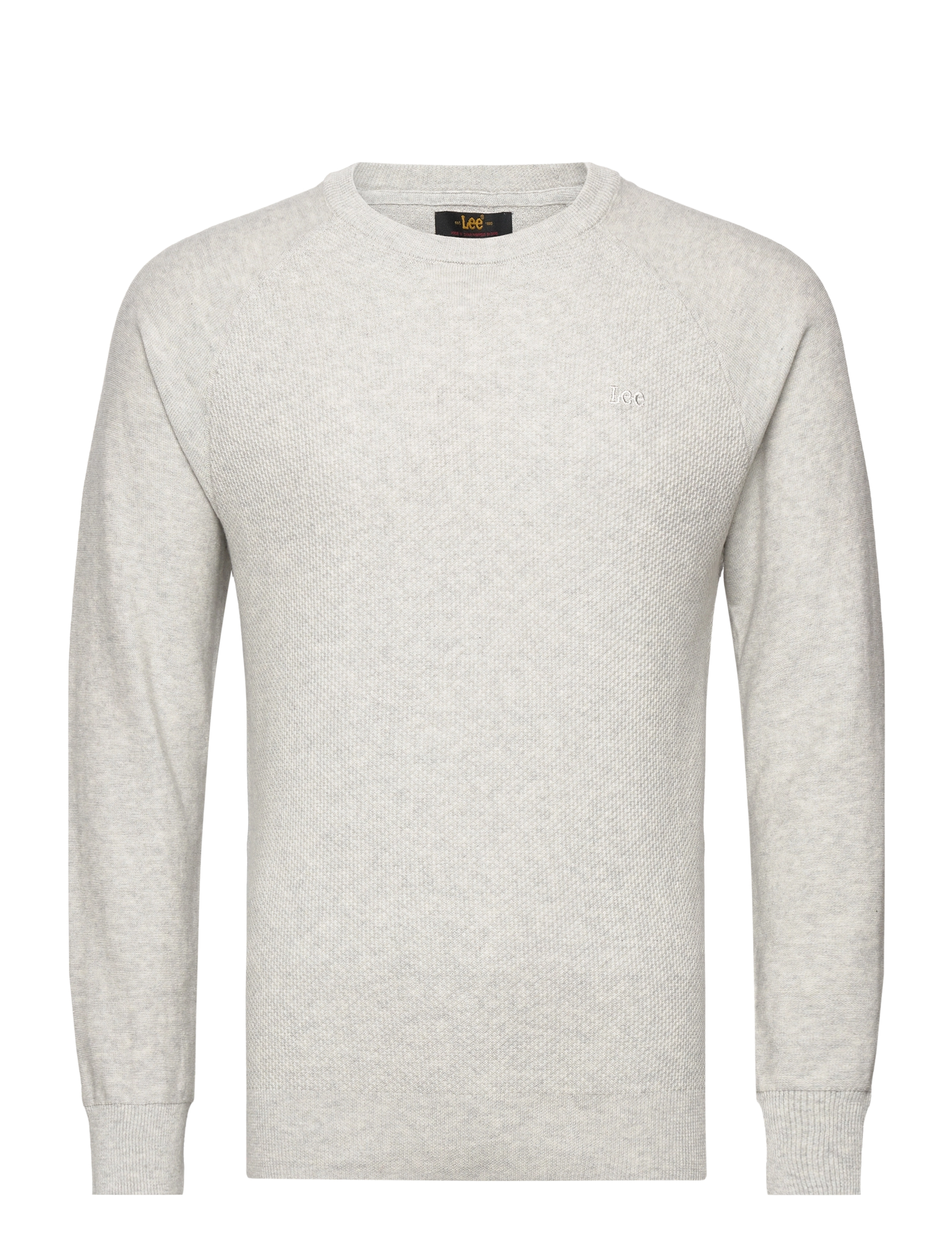 RAGLAN CREW KNIT - GREY MELE