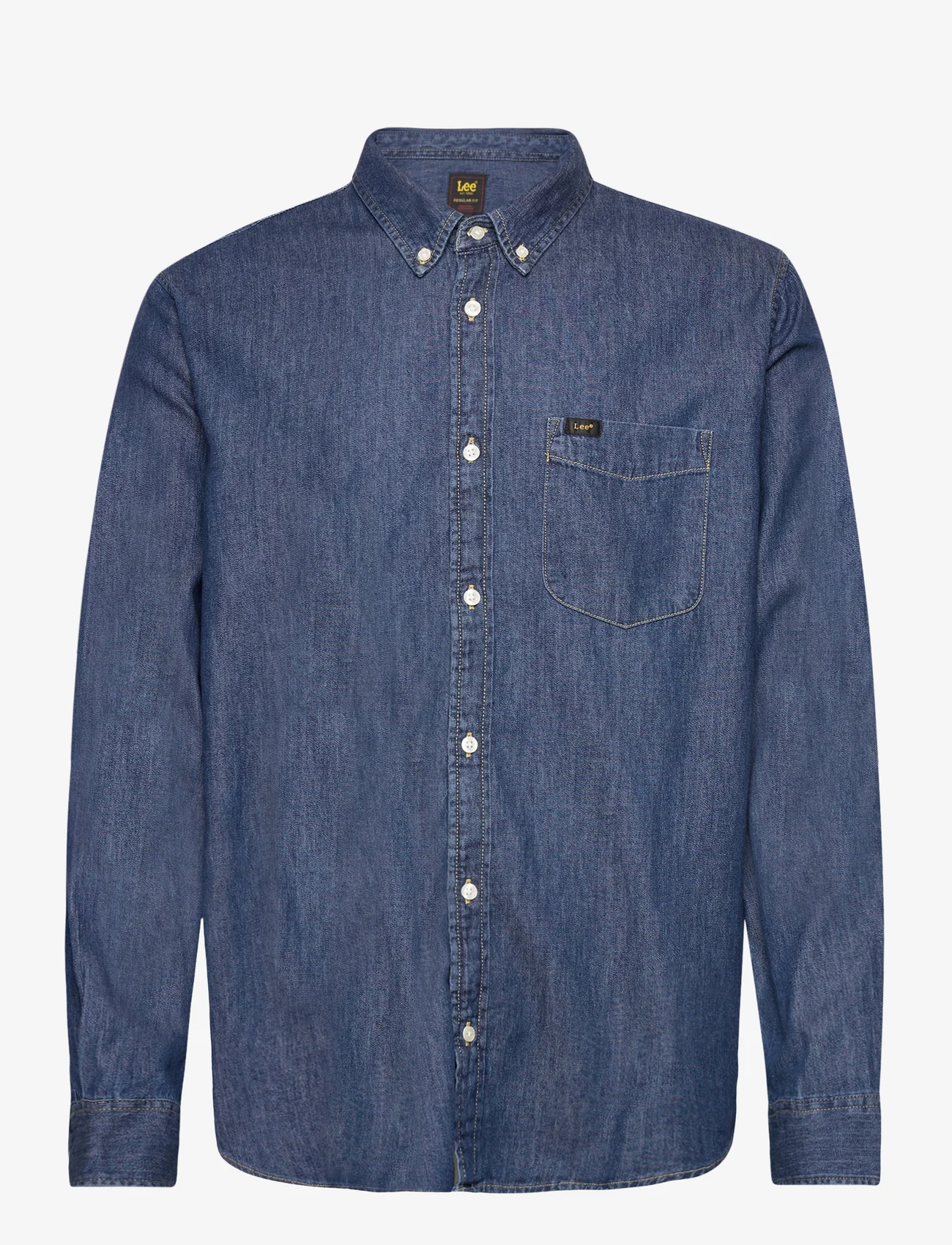 Lee Jeans - LEE BUTTON DOWN - casual skjorter - mid stone - 0