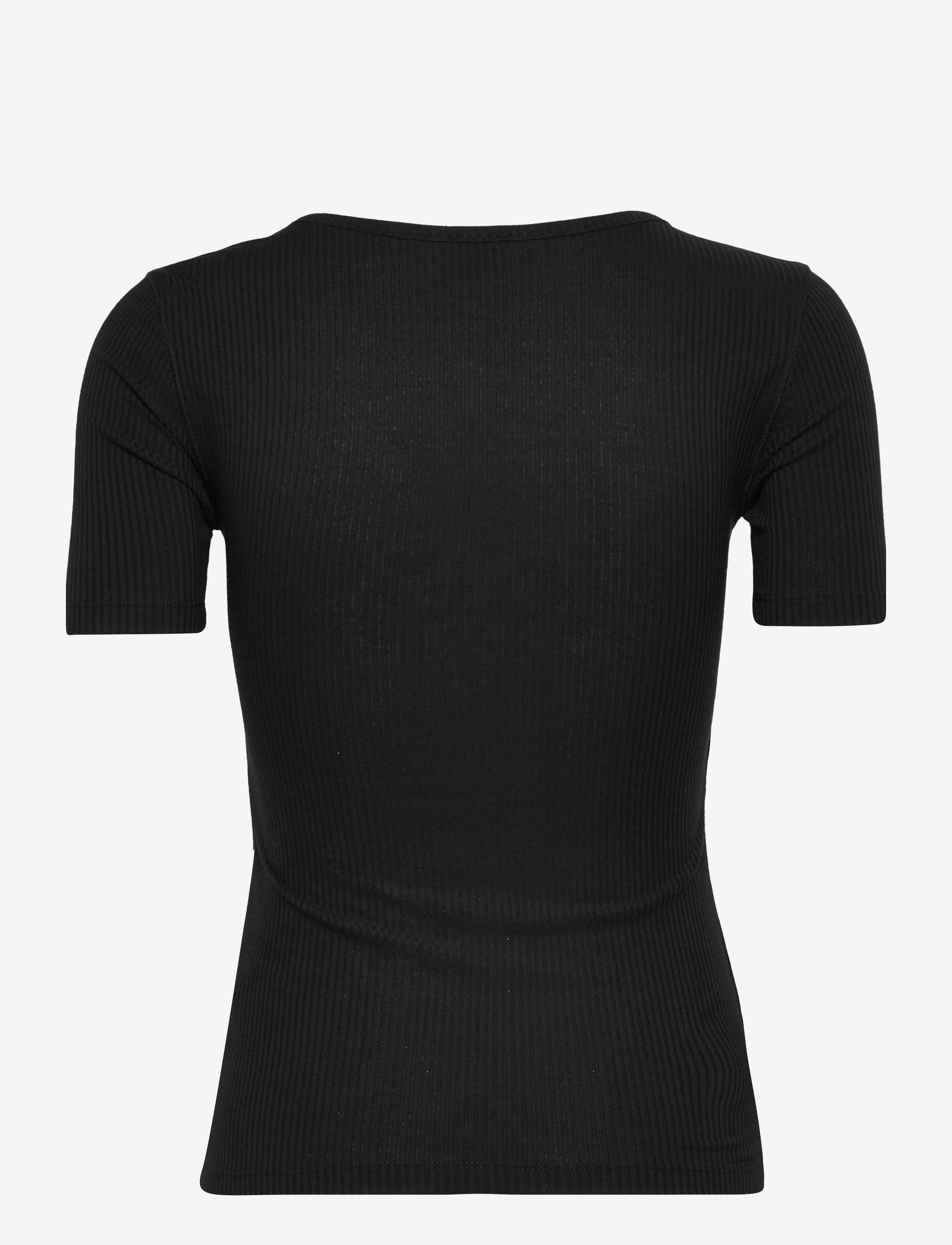 Lee Jeans - Ss Henley - laveste priser - black - 1