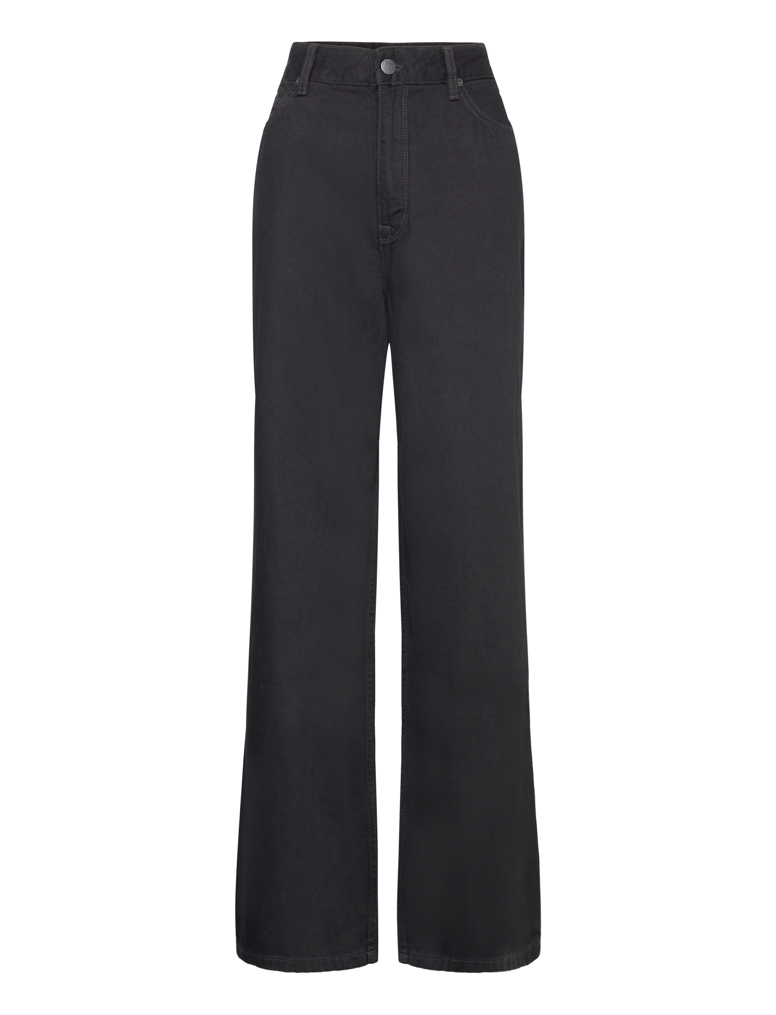 Lee Jeans - Stella A Line - hosen mit weitem bein - clean black - 1