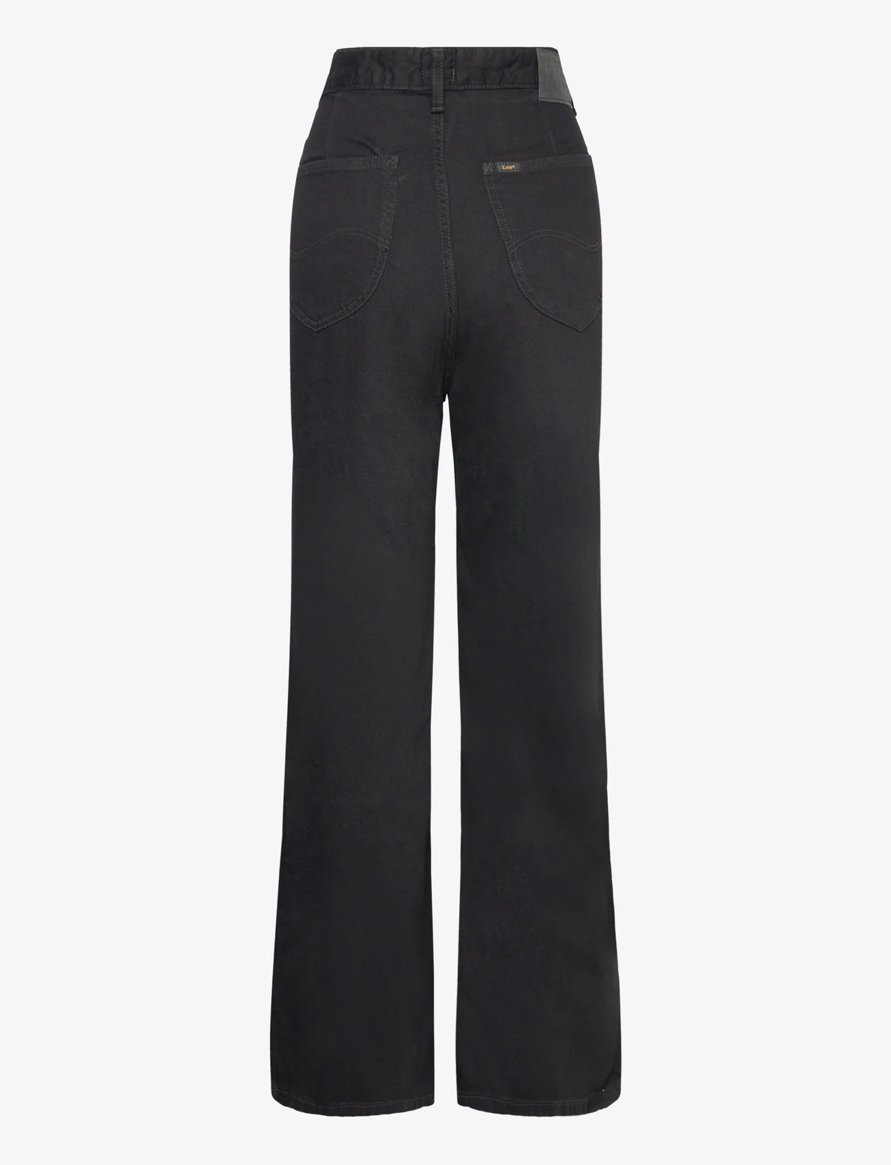 Lee Jeans - STELLA A LINE - džinsa bikses ar platām starām - clean black - 1
