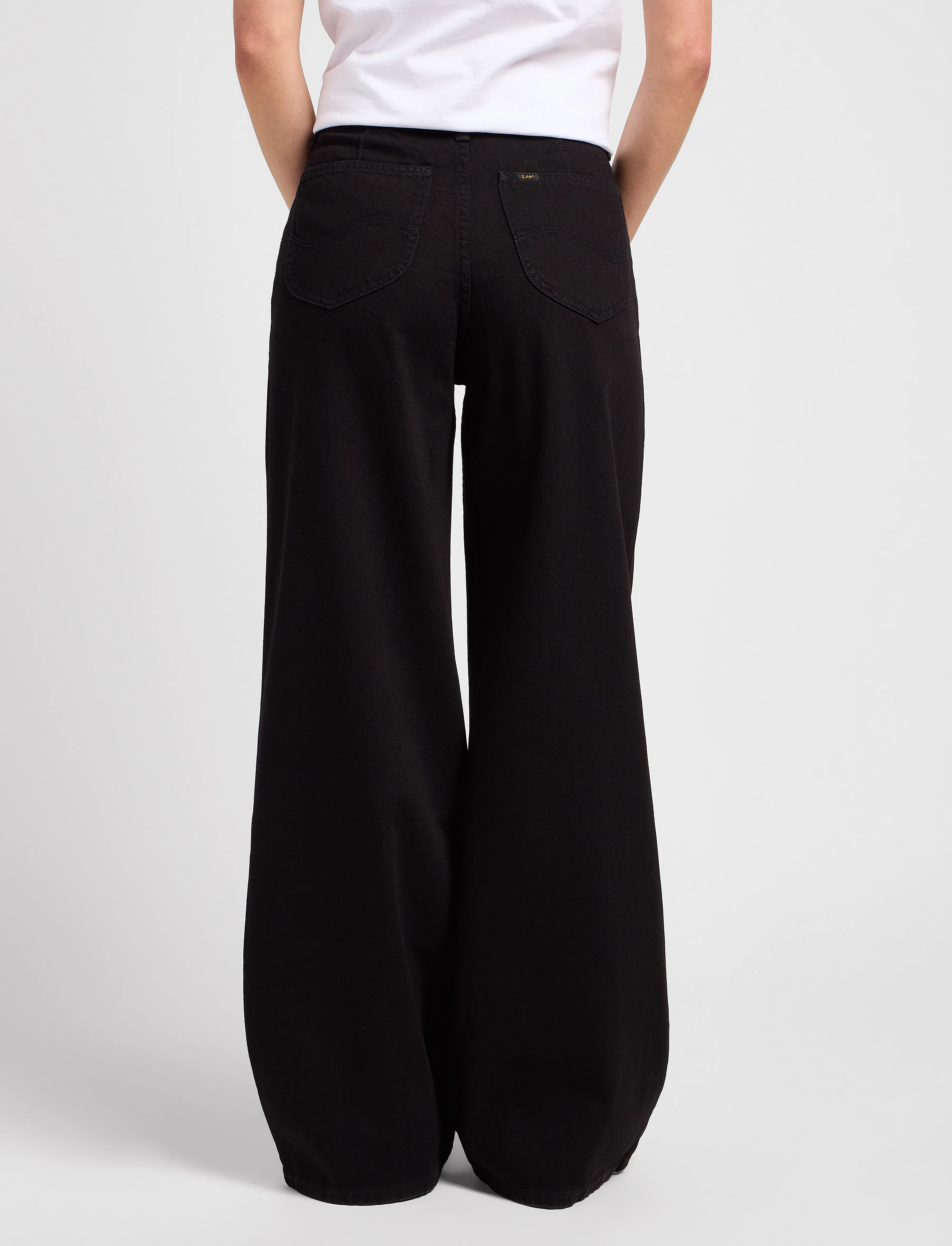 Lee Jeans - Stella A Line - brede jeans - clean black - 3