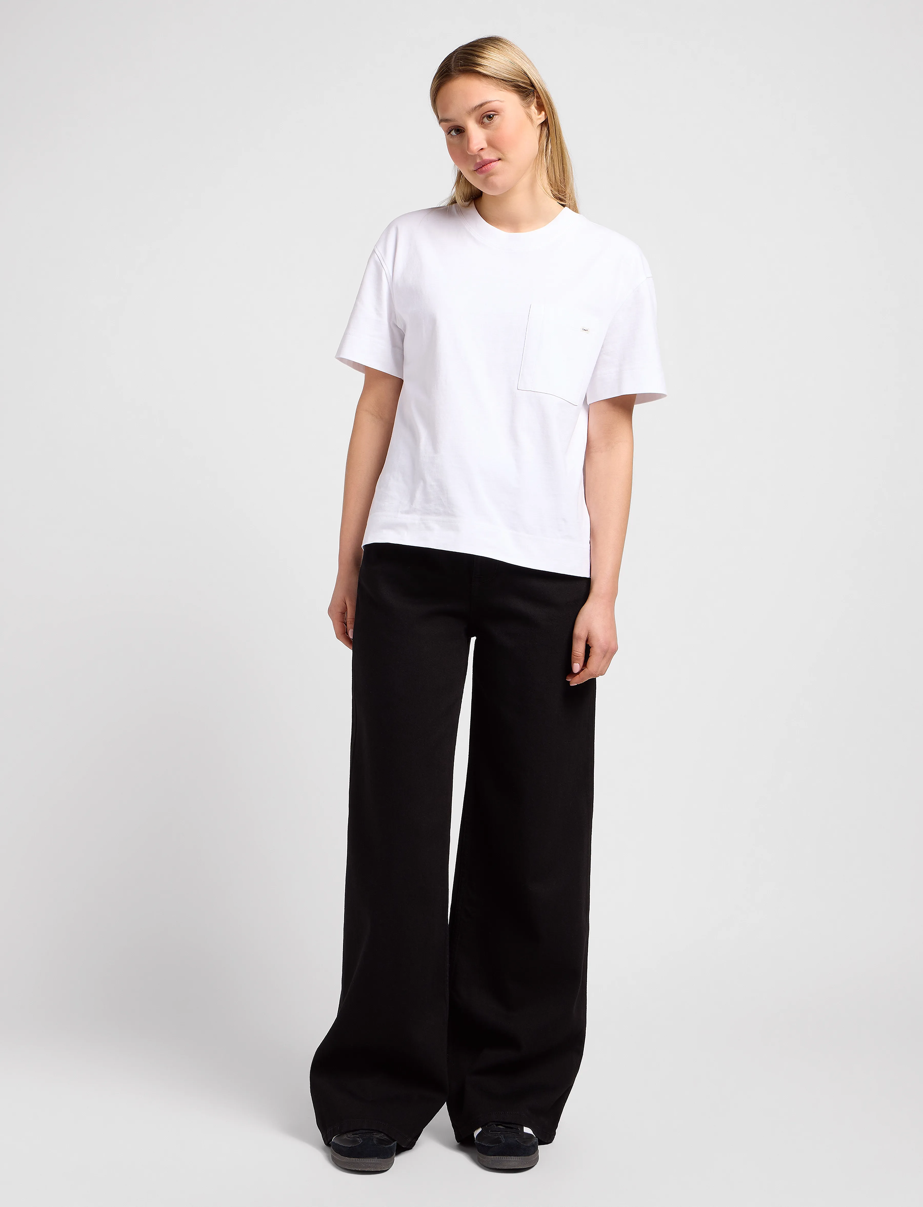 Lee Jeans - Stella A Line - brede jeans - clean black - 4