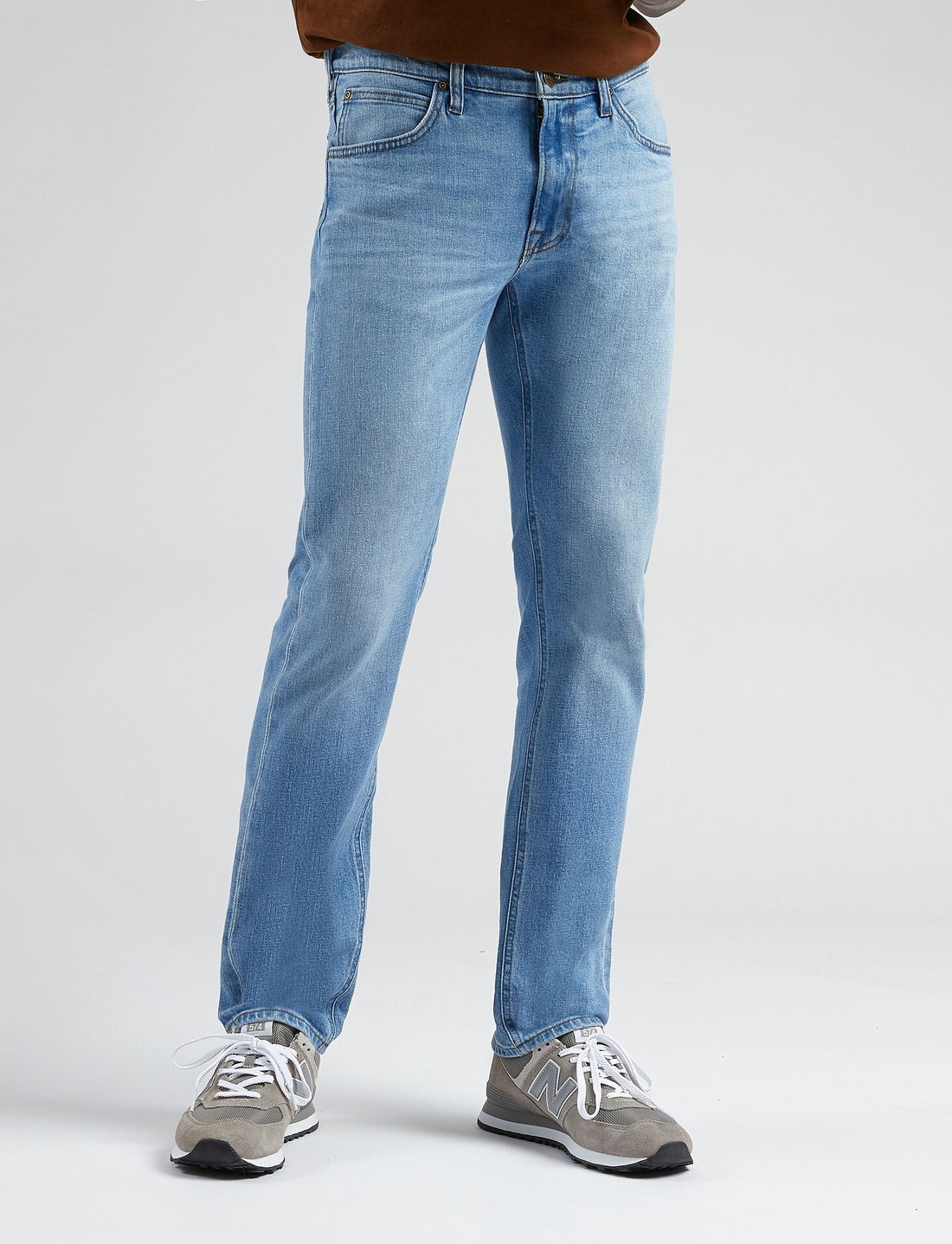 Lee Jeans - DAREN ZIP FLY - tavalised teksad - powder - 0