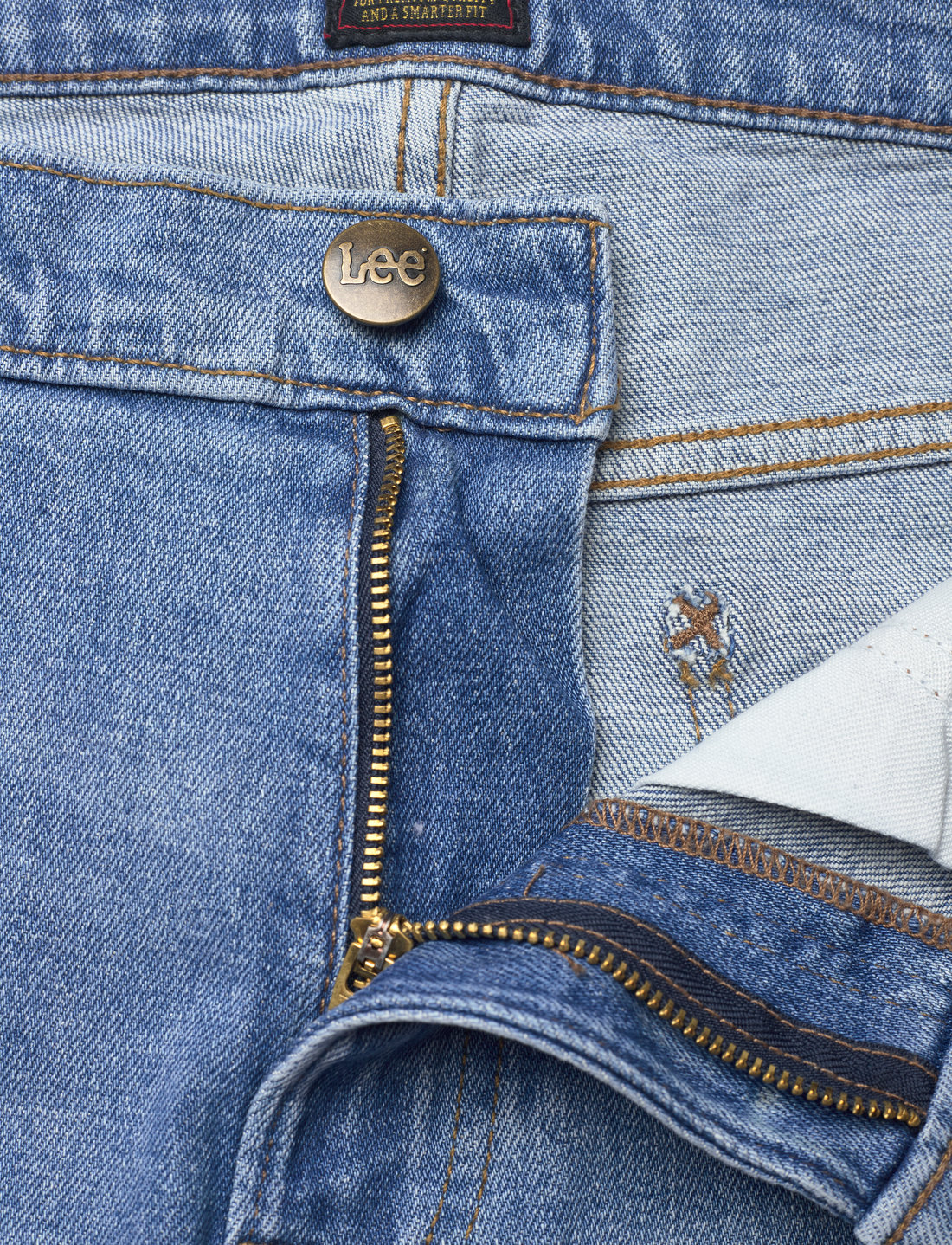 Lee Jeans - DAREN ZIP FLY - tavalised teksad - powder - 5