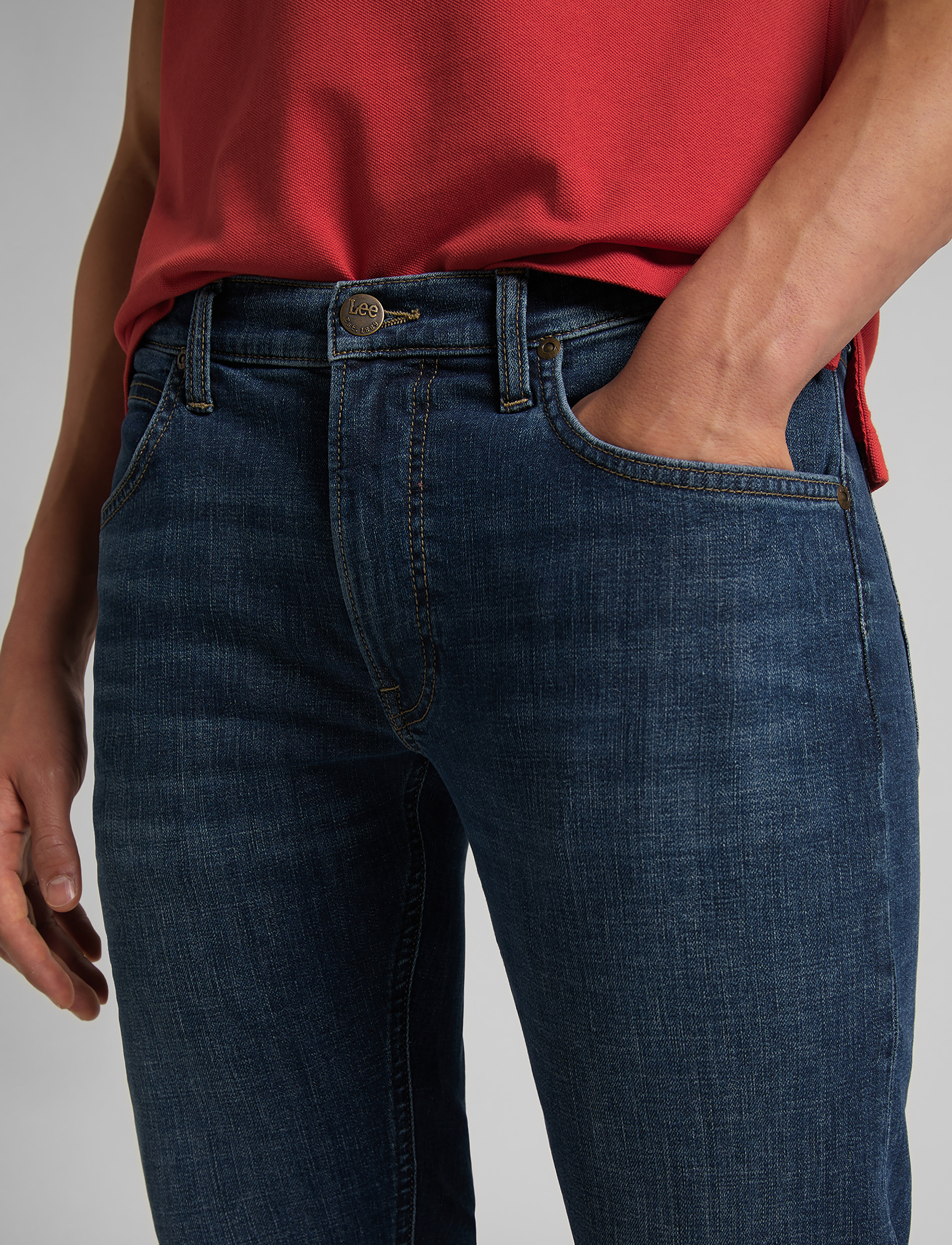 Lee Jeans DAREN ZIP FLY - Riided - STRONG HAND / blue