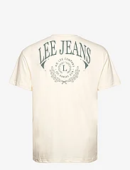 Lee Jeans - VARSITY TEE - de laveste prisene - ecru - 1