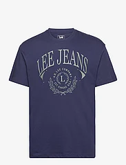 Lee Jeans - VARSITY TEE - lowest prices - medieval blue - 0