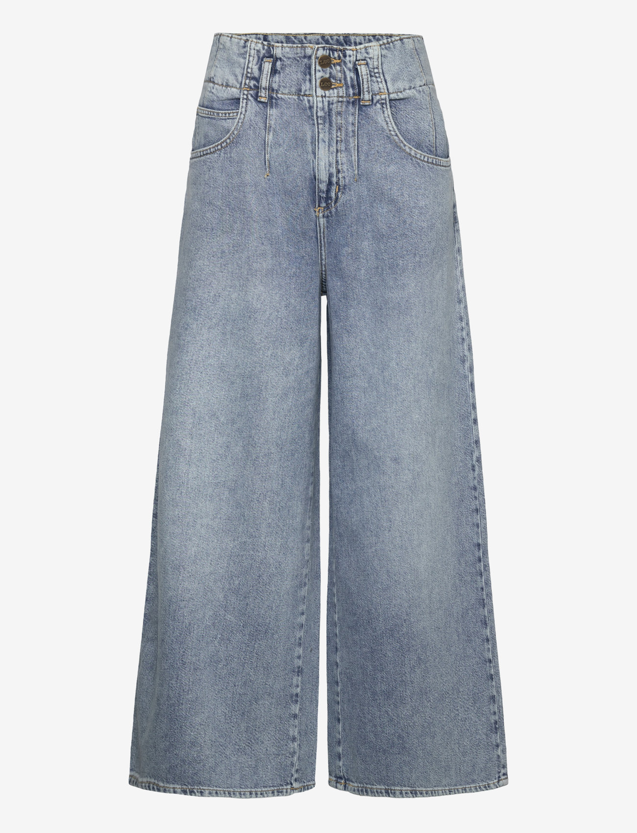 Lee Jeans - PLEATED STRAIGHT LEG - downpour - 0