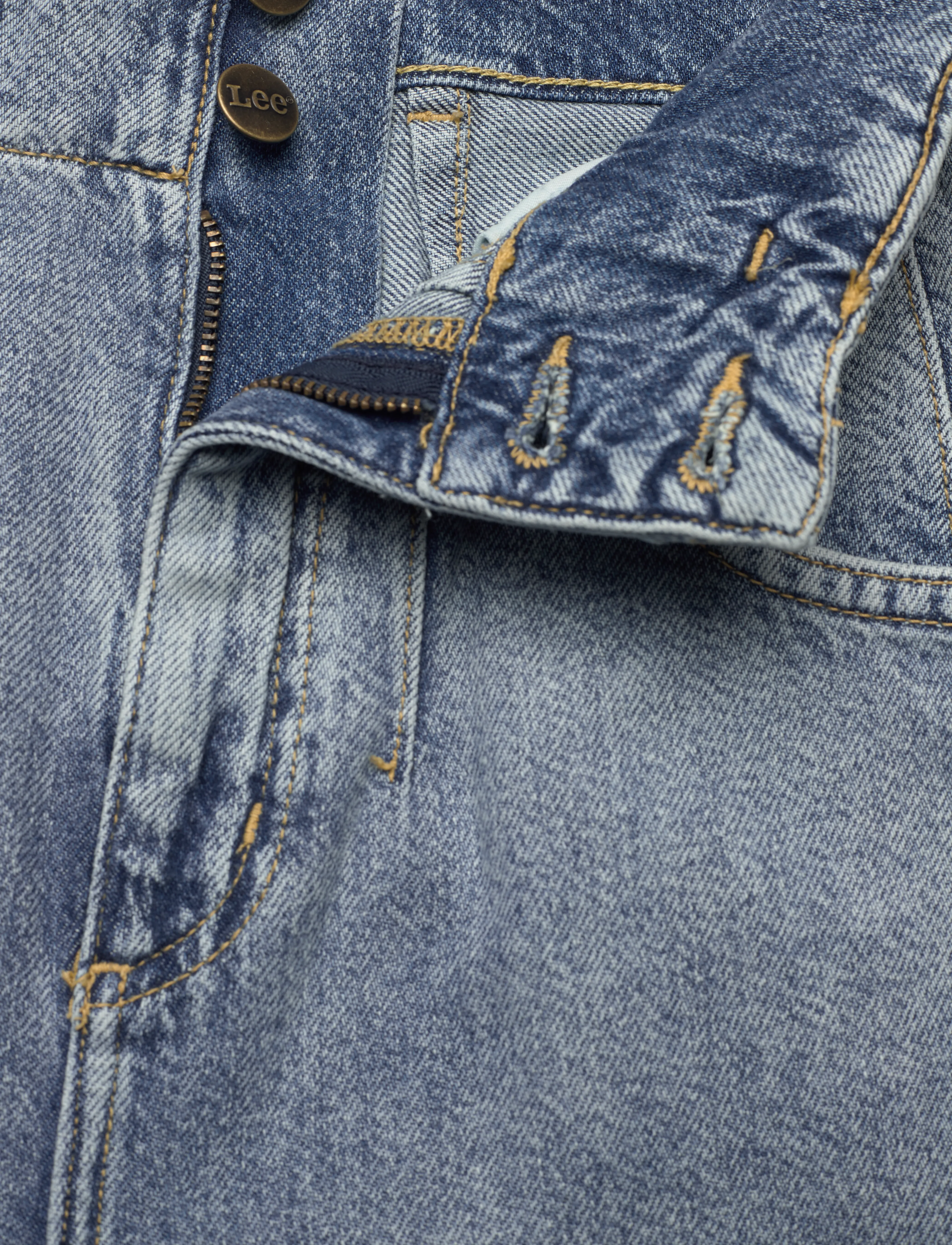 Lee Jeans - PLEATED STRAIGHT LEG - downpour - 3