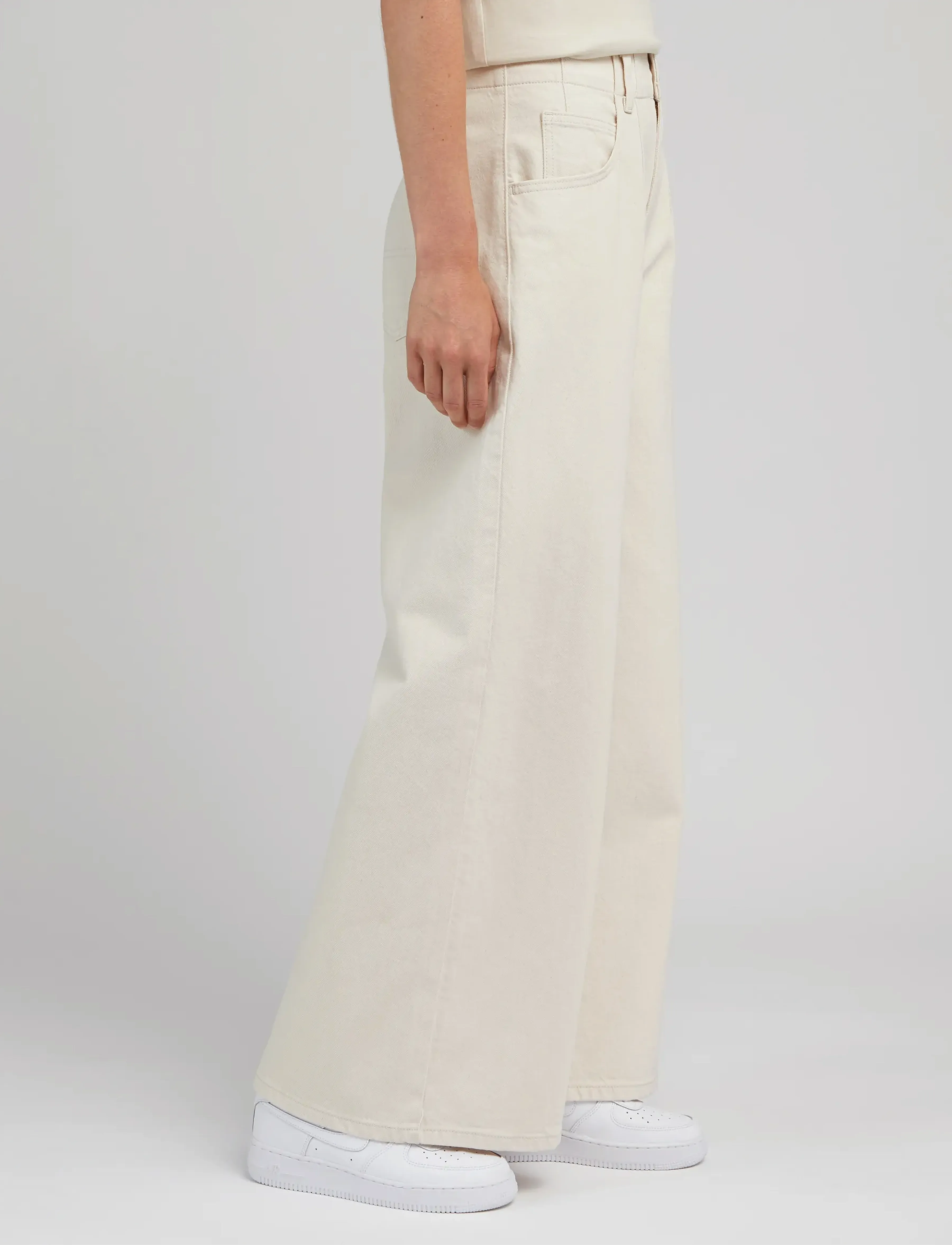 Lee Jeans - PLEATED STRAIGHT LEG - ecru - 5
