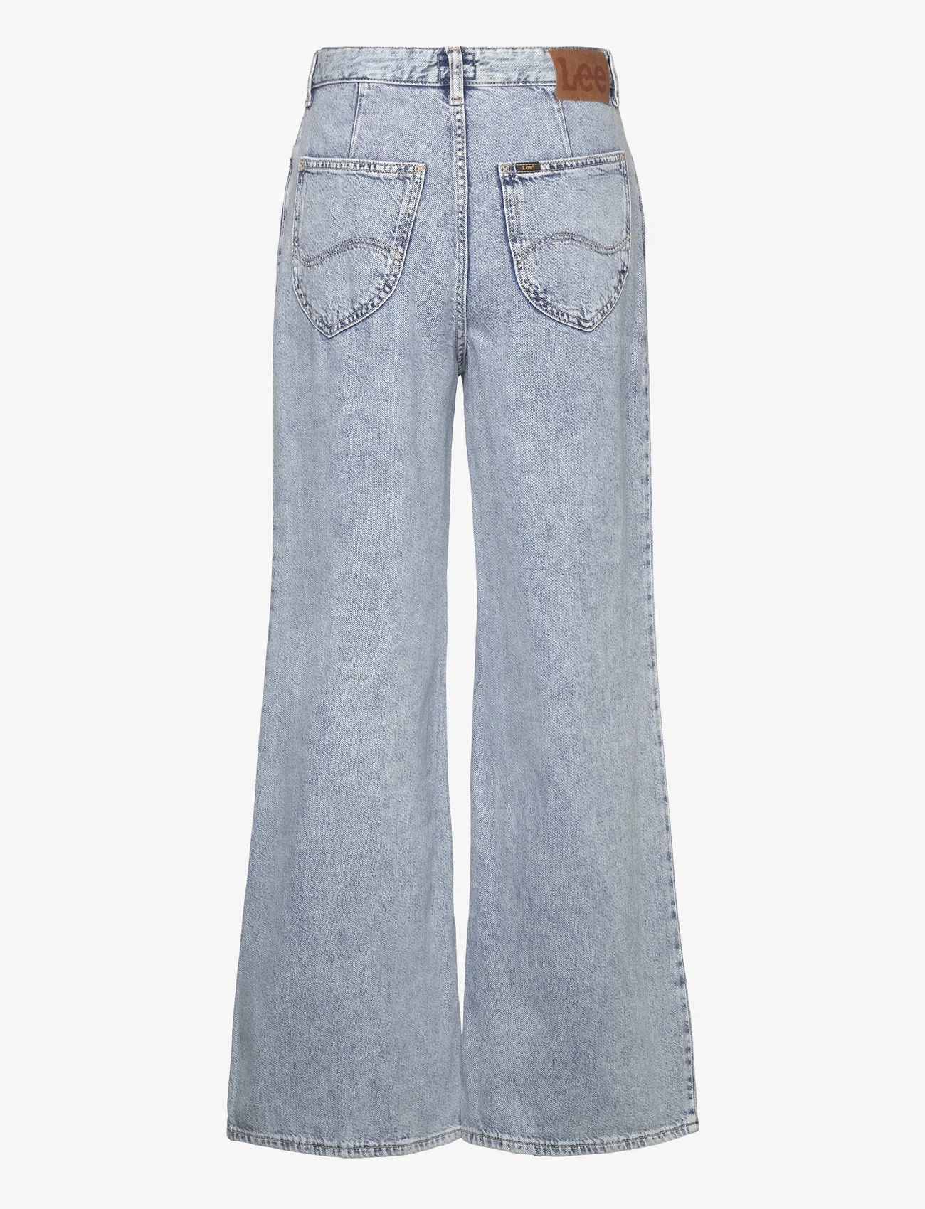 Lee Jeans - STELLA A LINE - spodnie szerokie - indigo chill - 1