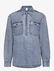 Lee Jeans - ZIP POPOVER SHIRT - denim shirts - universal blues - 0
