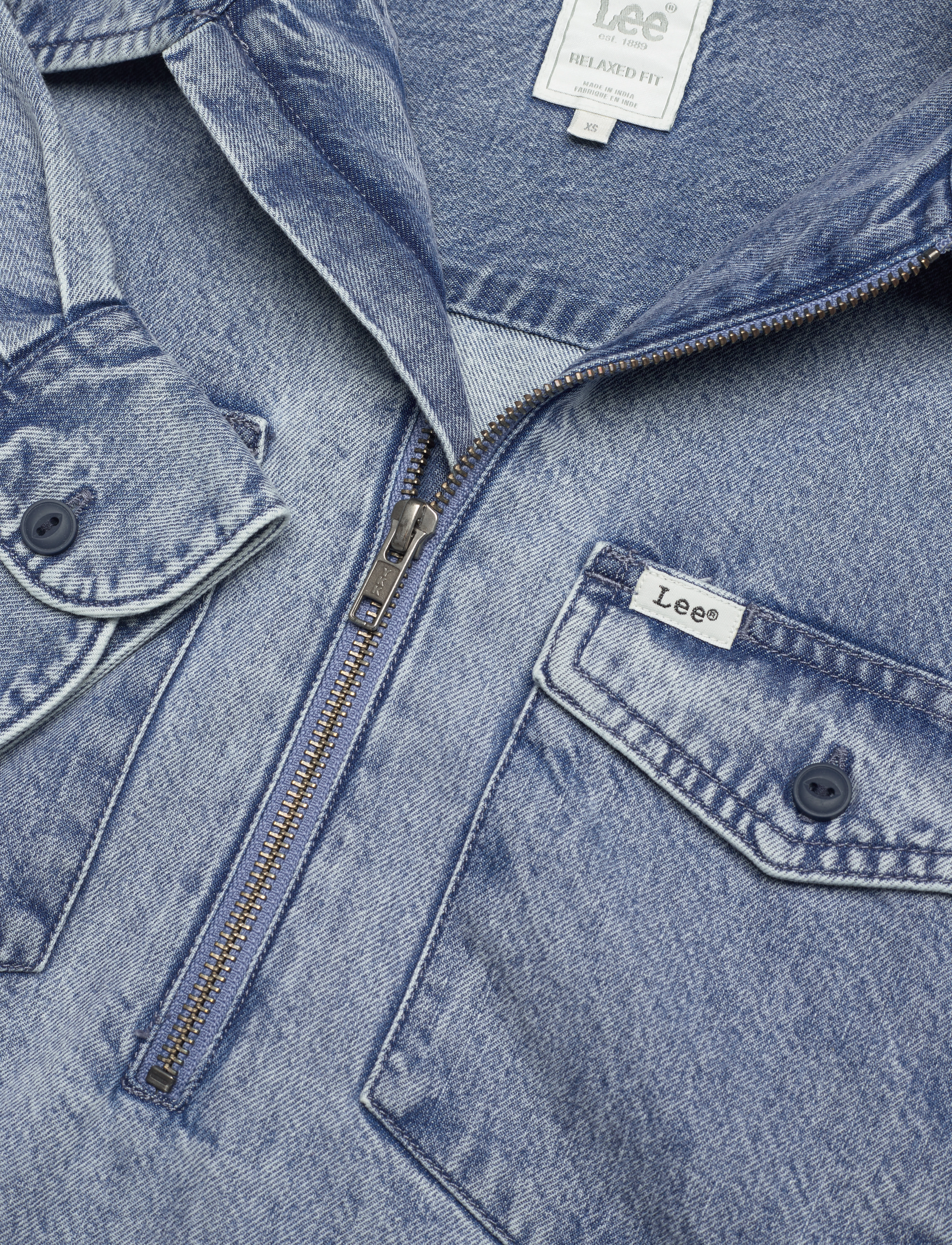 Lee Jeans - ZIP POPOVER SHIRT - universal blues - 2