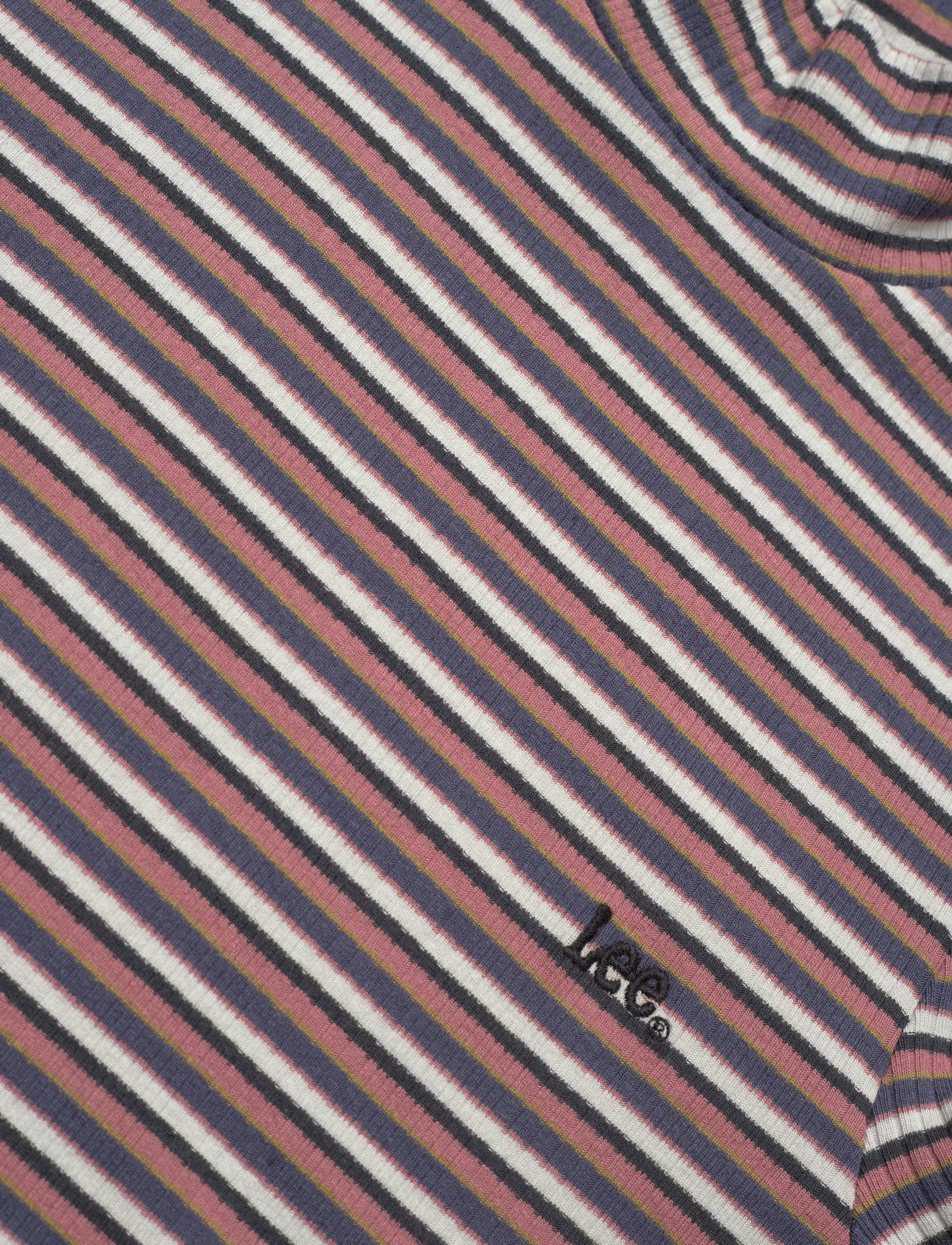Lee Jeans - RIBBED LS HIGH NECK - dark mauve - 2