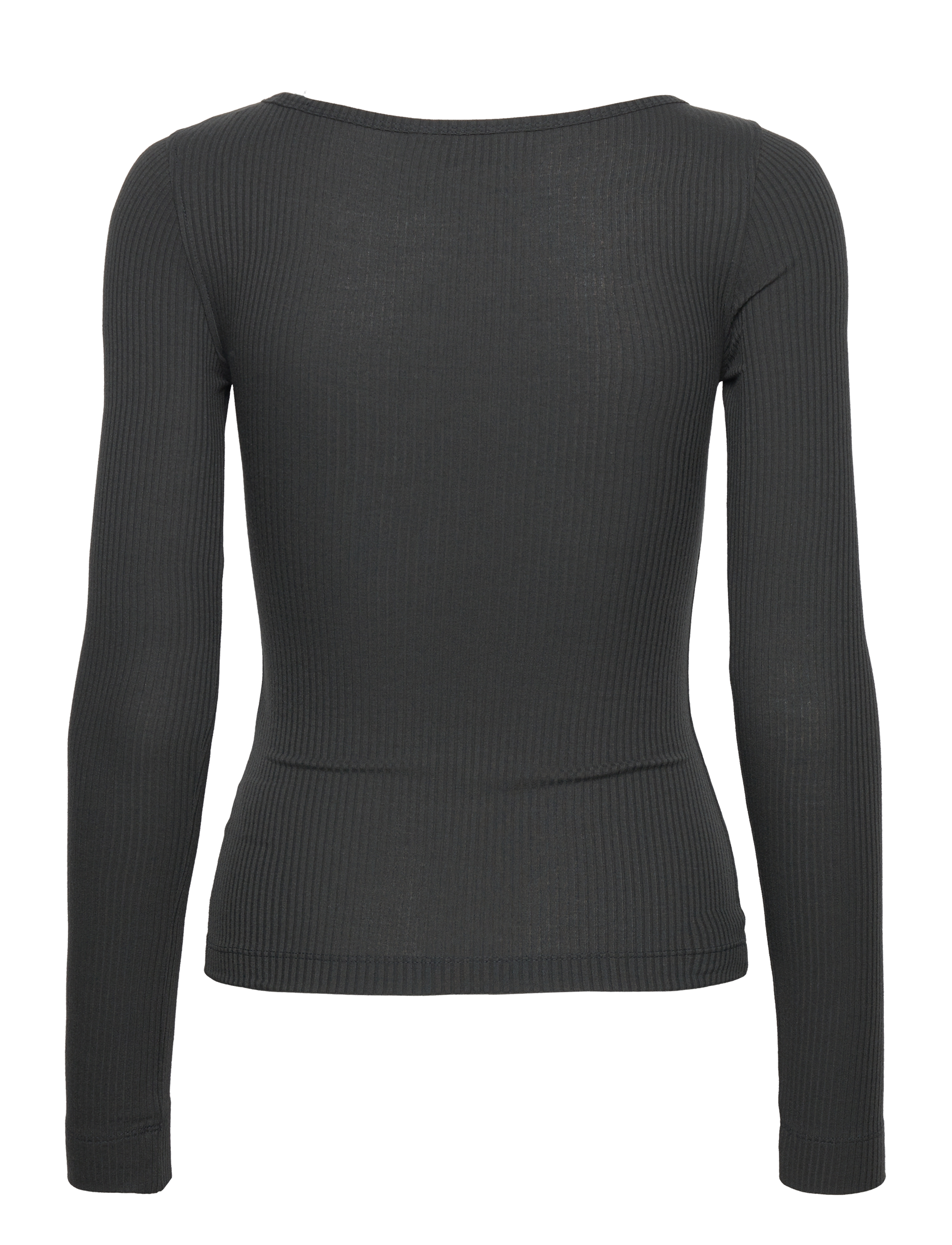 Lee Jeans - LS BOAT NECK TEE - long-sleeved tops - charcoal - 2