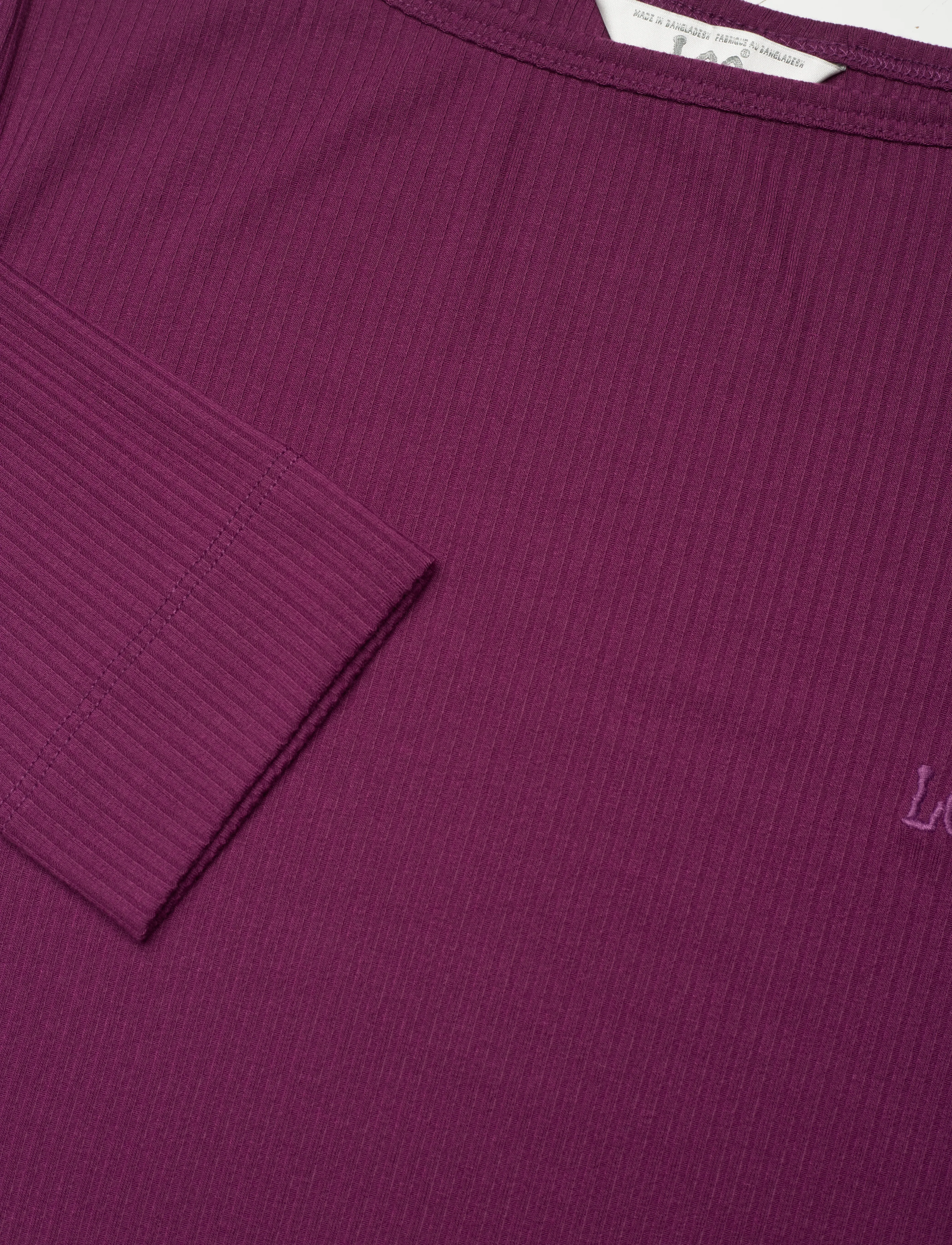 Lee Jeans - LS BOAT NECK TEE - foxy violet - 2