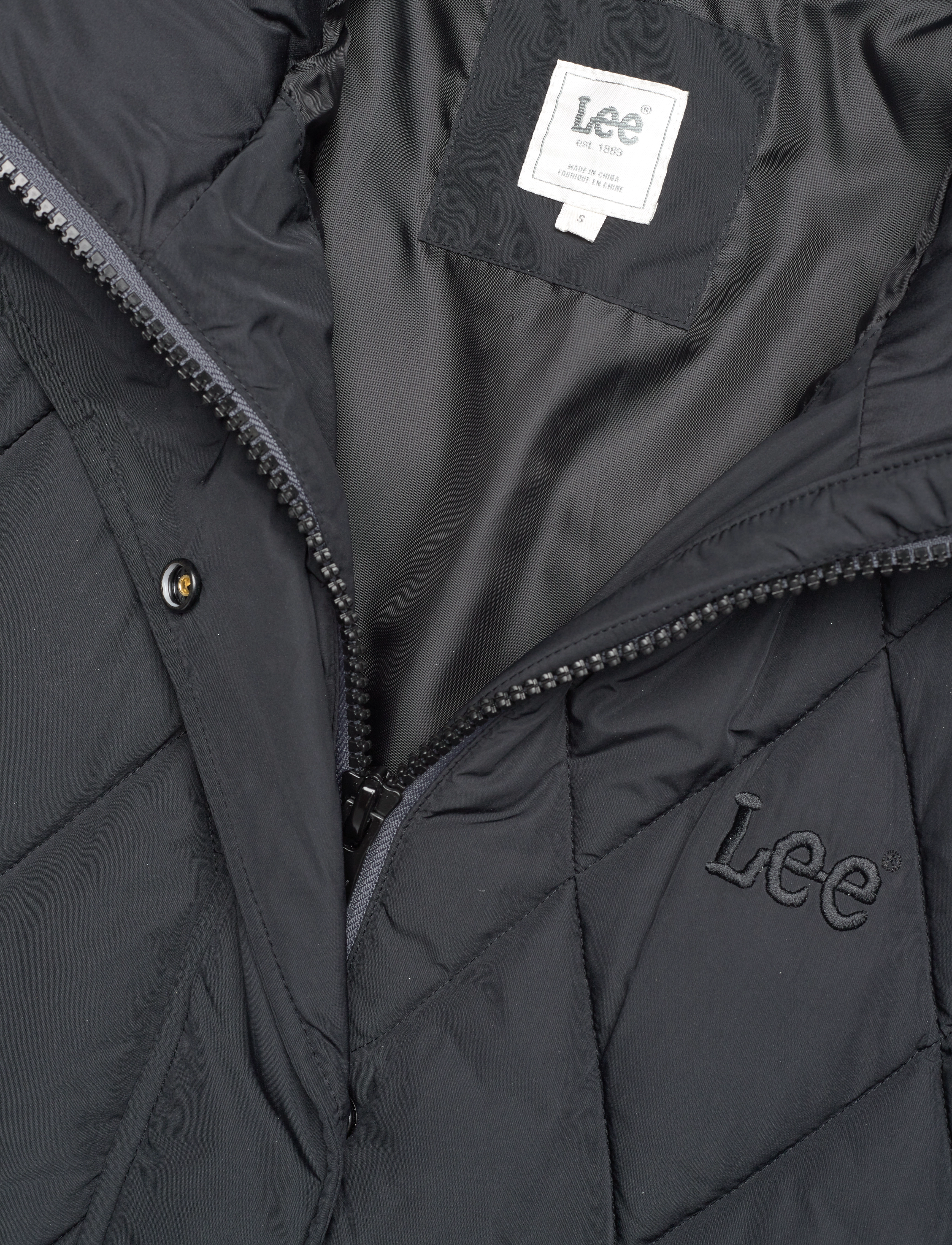Lee Jeans - LONG PUFFER - dunjakker - unionall blk - 4