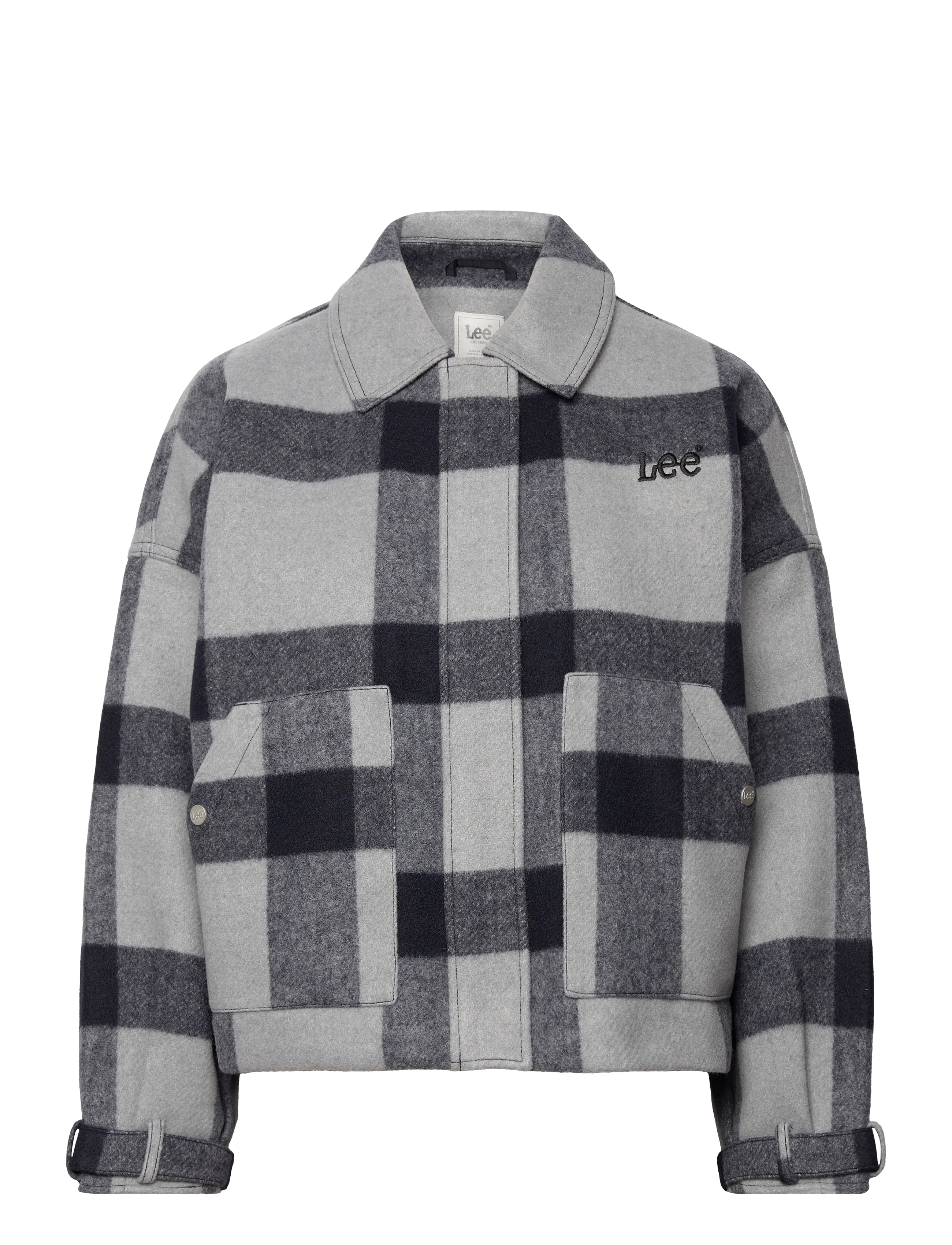 WOOL JACKET - DUSTY NAVY