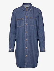 Lee Jeans - UNIONALL SHIRT DRESS - midi-kleider - into the moon - 0