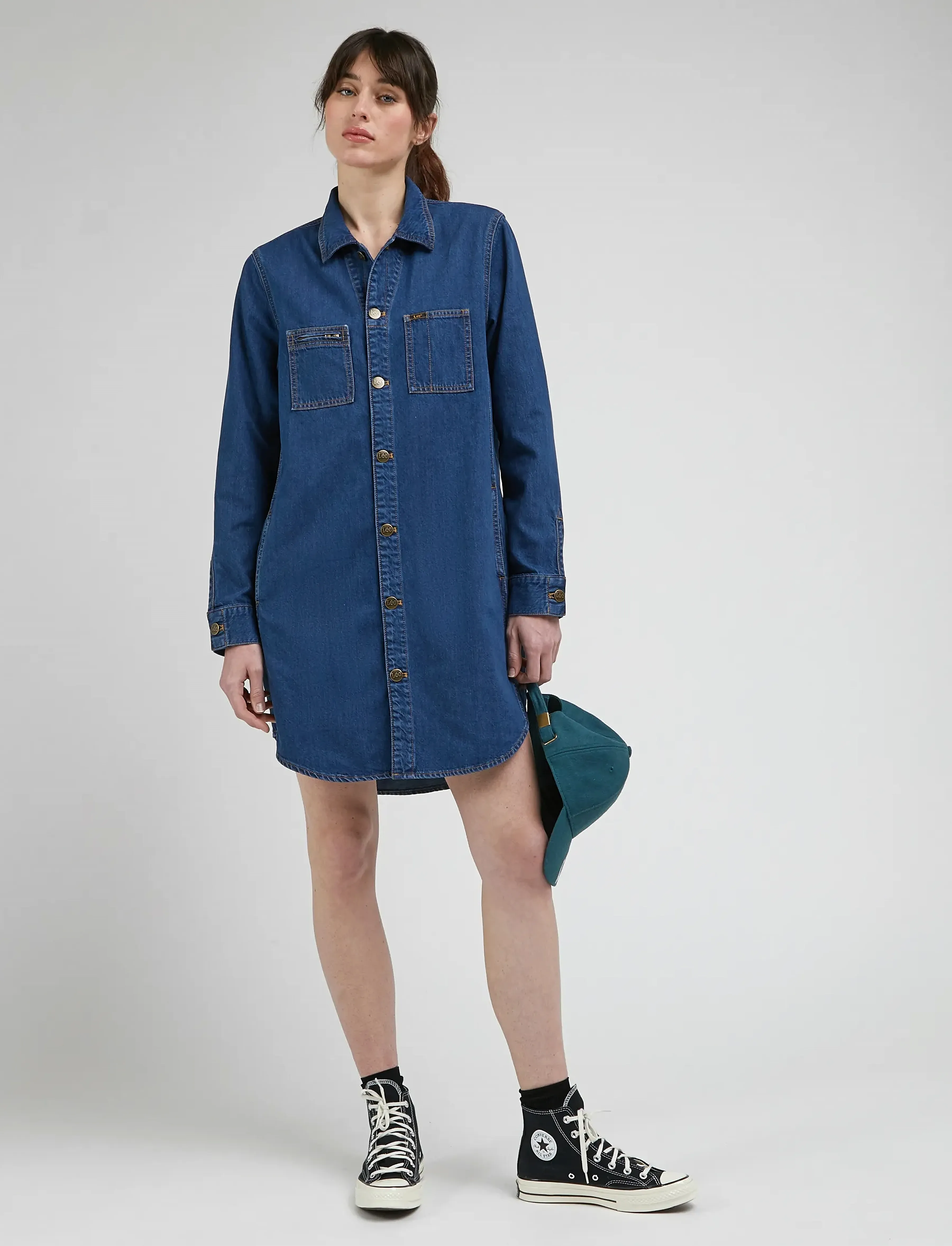 Lee Jeans - UNIONALL SHIRT DRESS - into the moon - 4