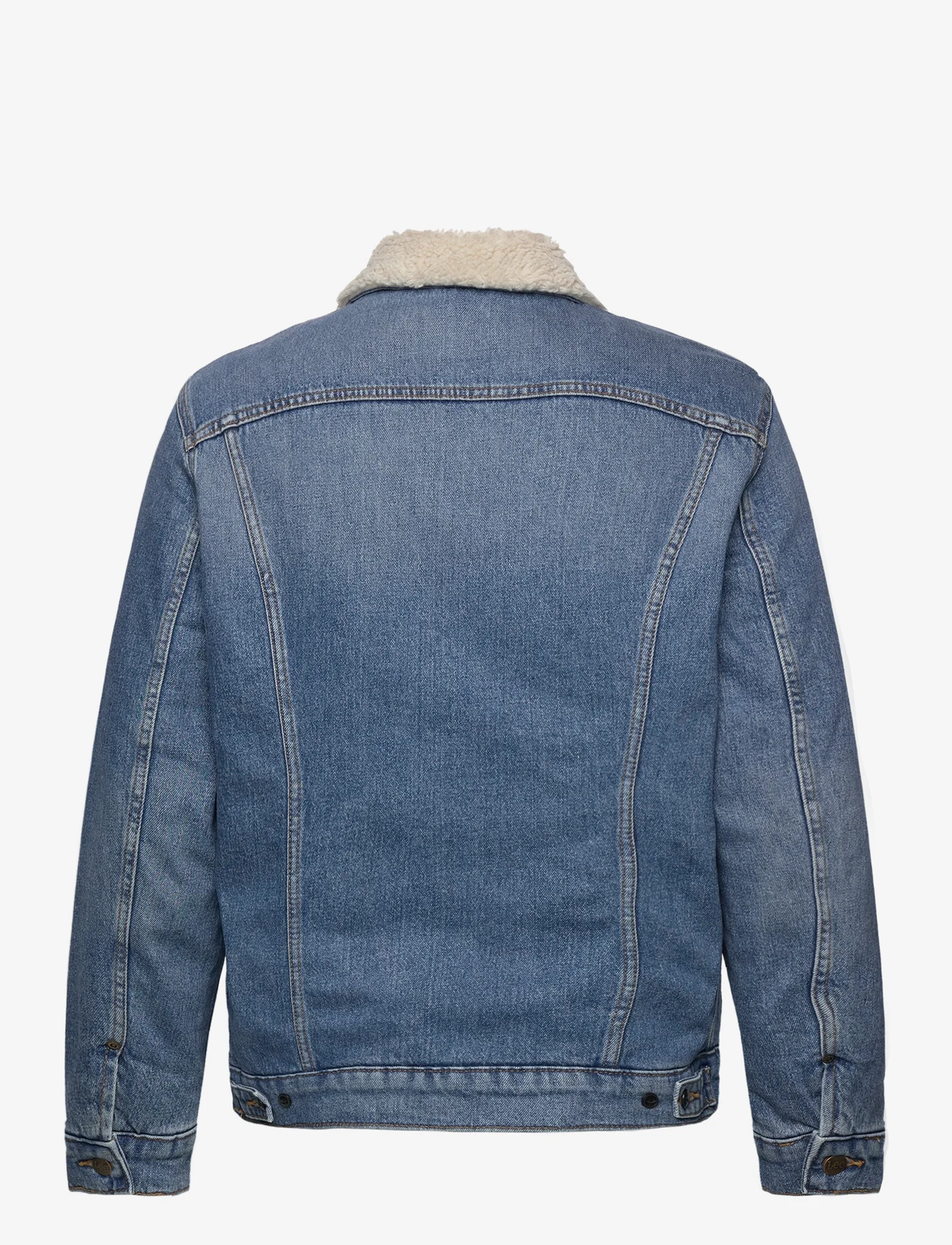 Lee Jeans - SHERPA JACKET - pavasara jakas - true blue - 1