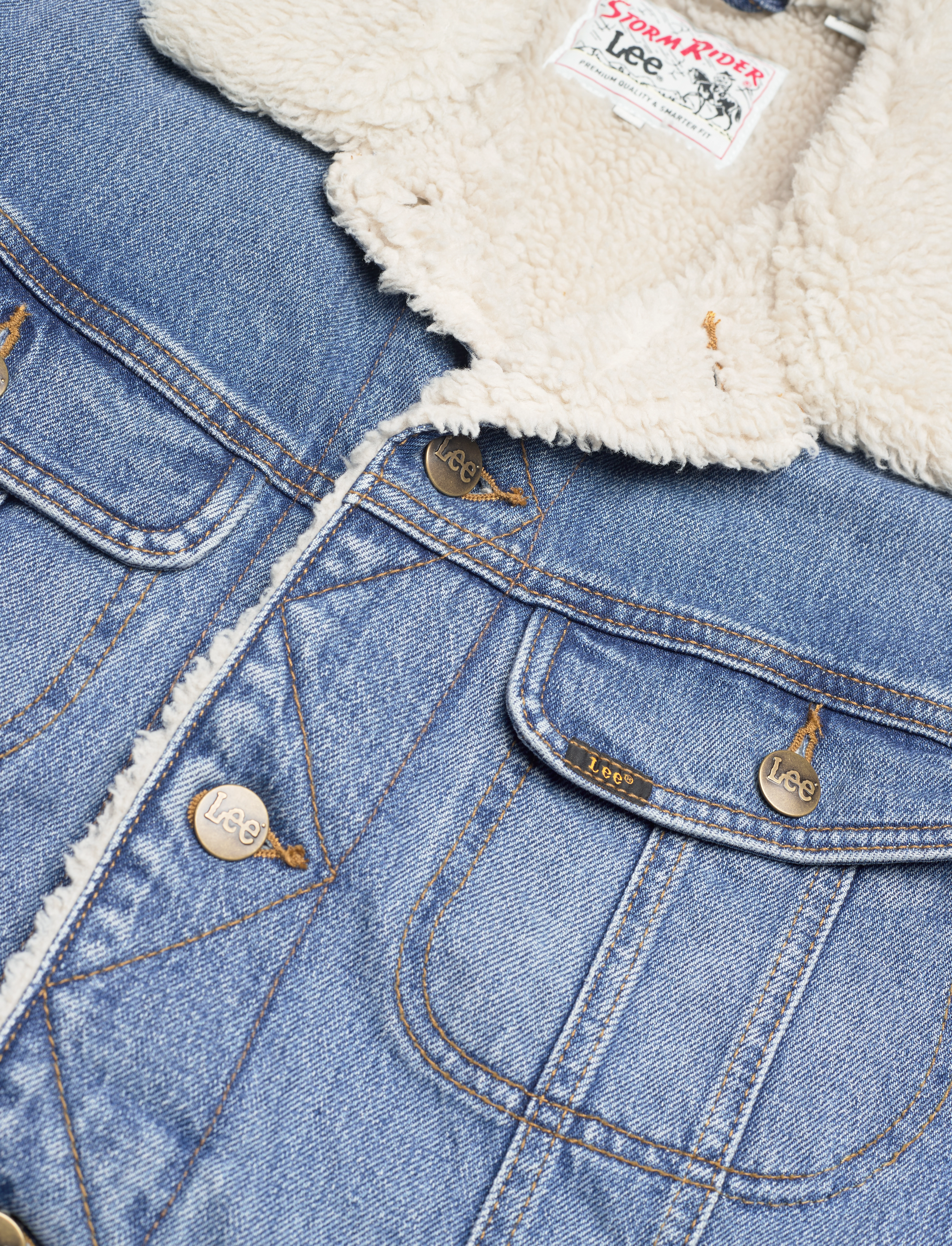 Lee Jeans - SHERPA JACKET - true blue - 2