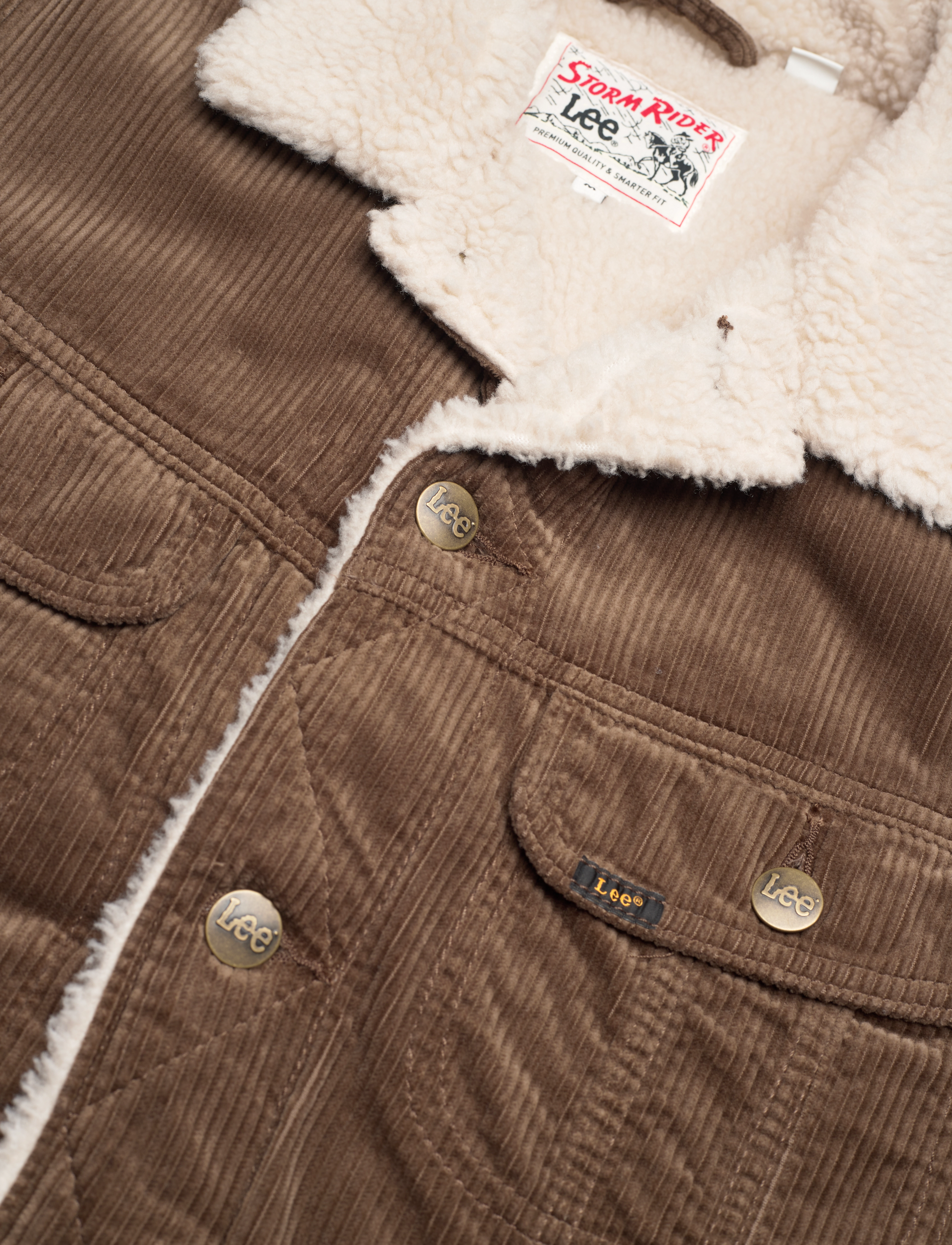 Lee Jeans - SHERPA JACKET - truffle - 2