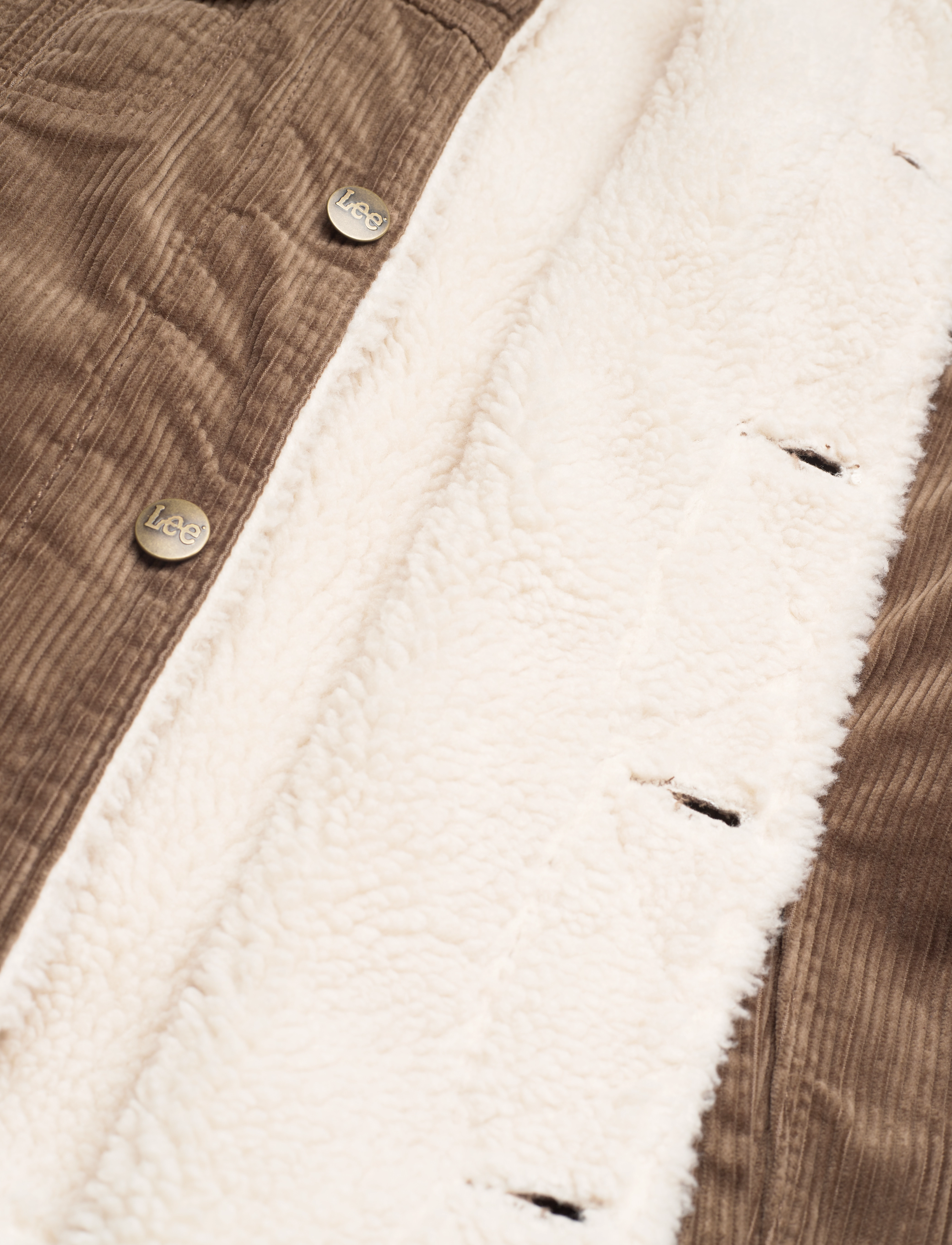 Lee Jeans - SHERPA JACKET - truffle - 4