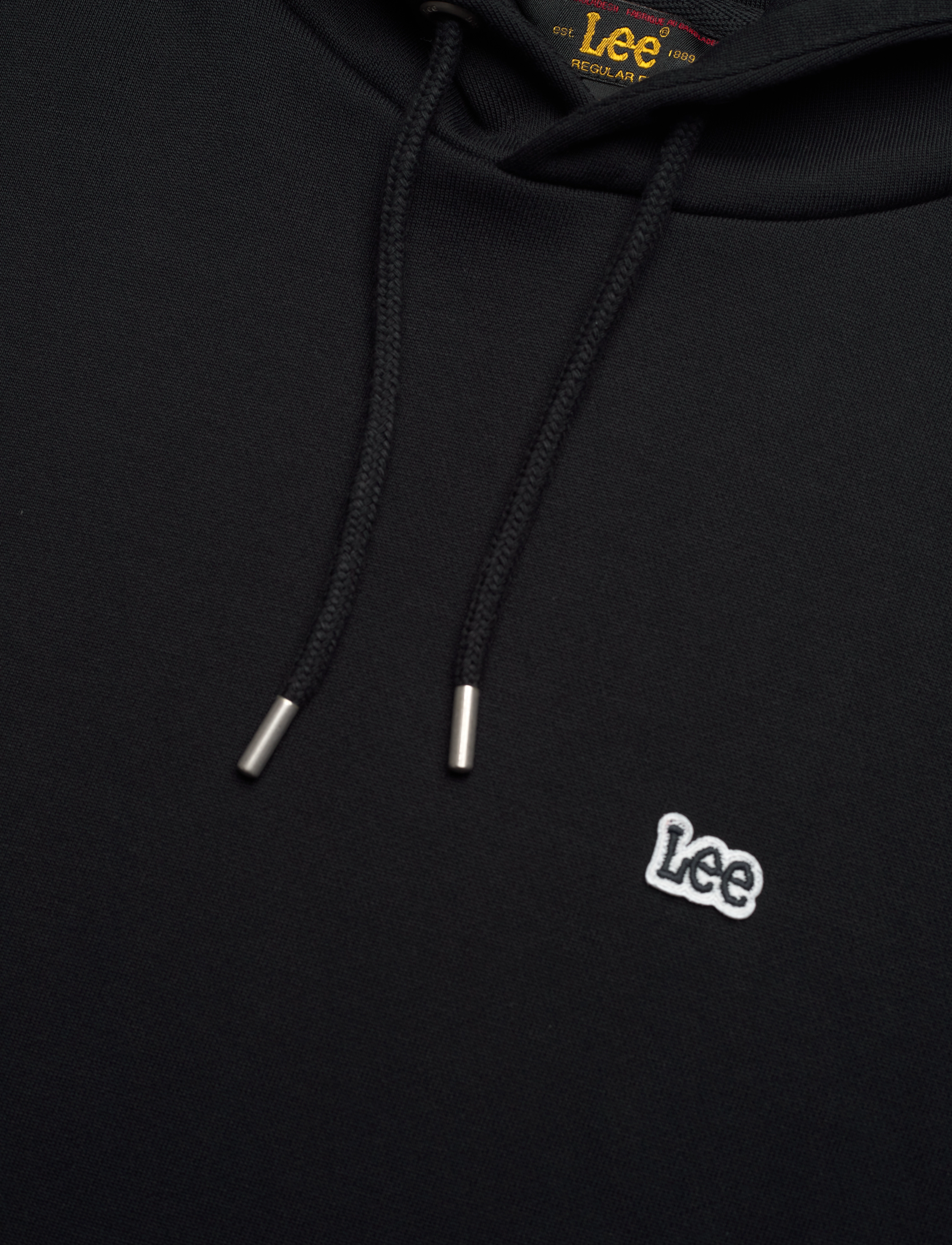 Lee Jeans - PLAIN HOODIE - black - 2