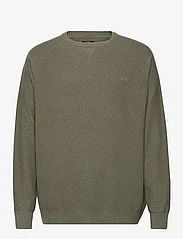 Lee Jeans - RAGLAN CREW KNIT - megztiniai su apvalios formos apykakle - olive grove - 0