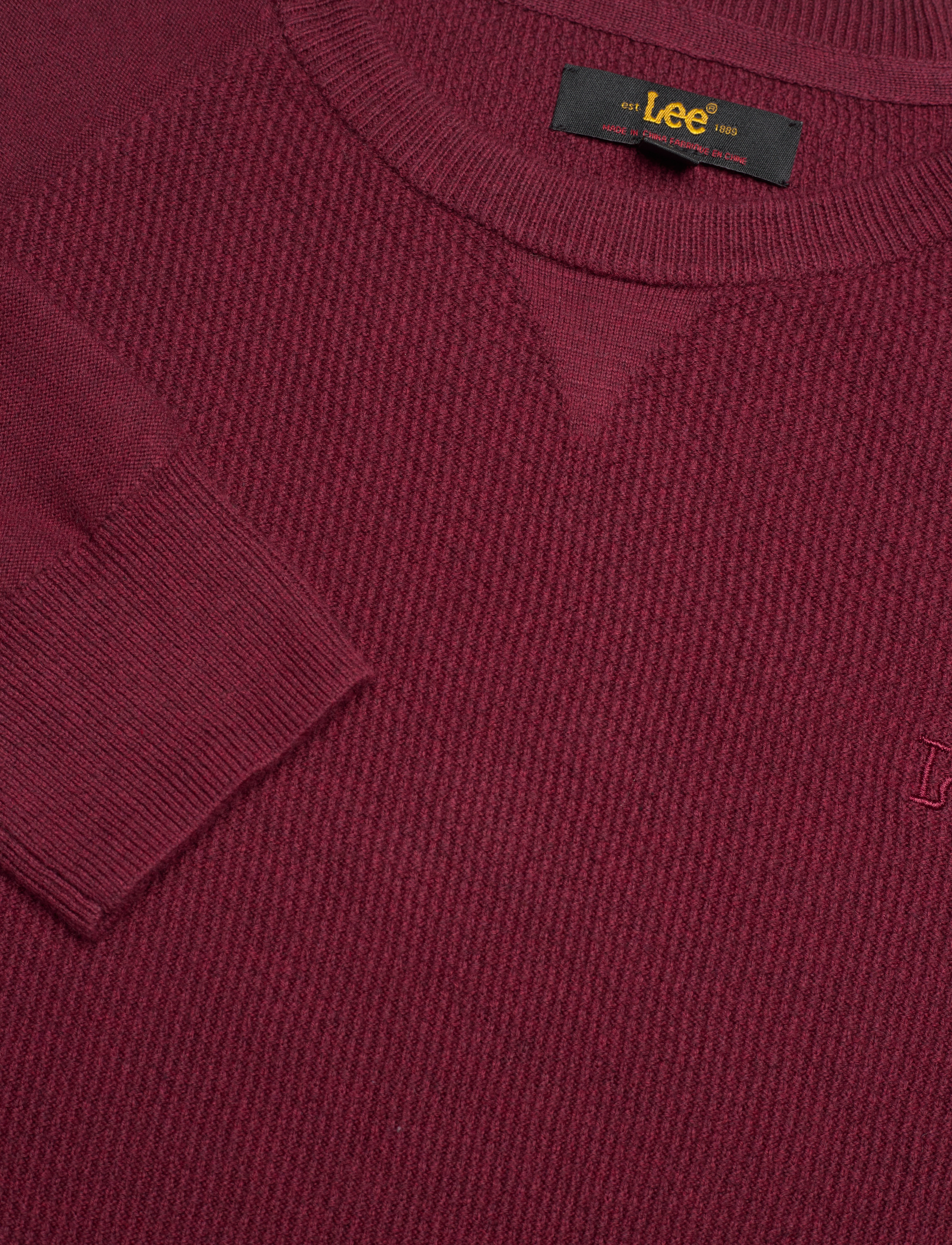 Lee Jeans - RAGLAN CREW KNIT - port - 2