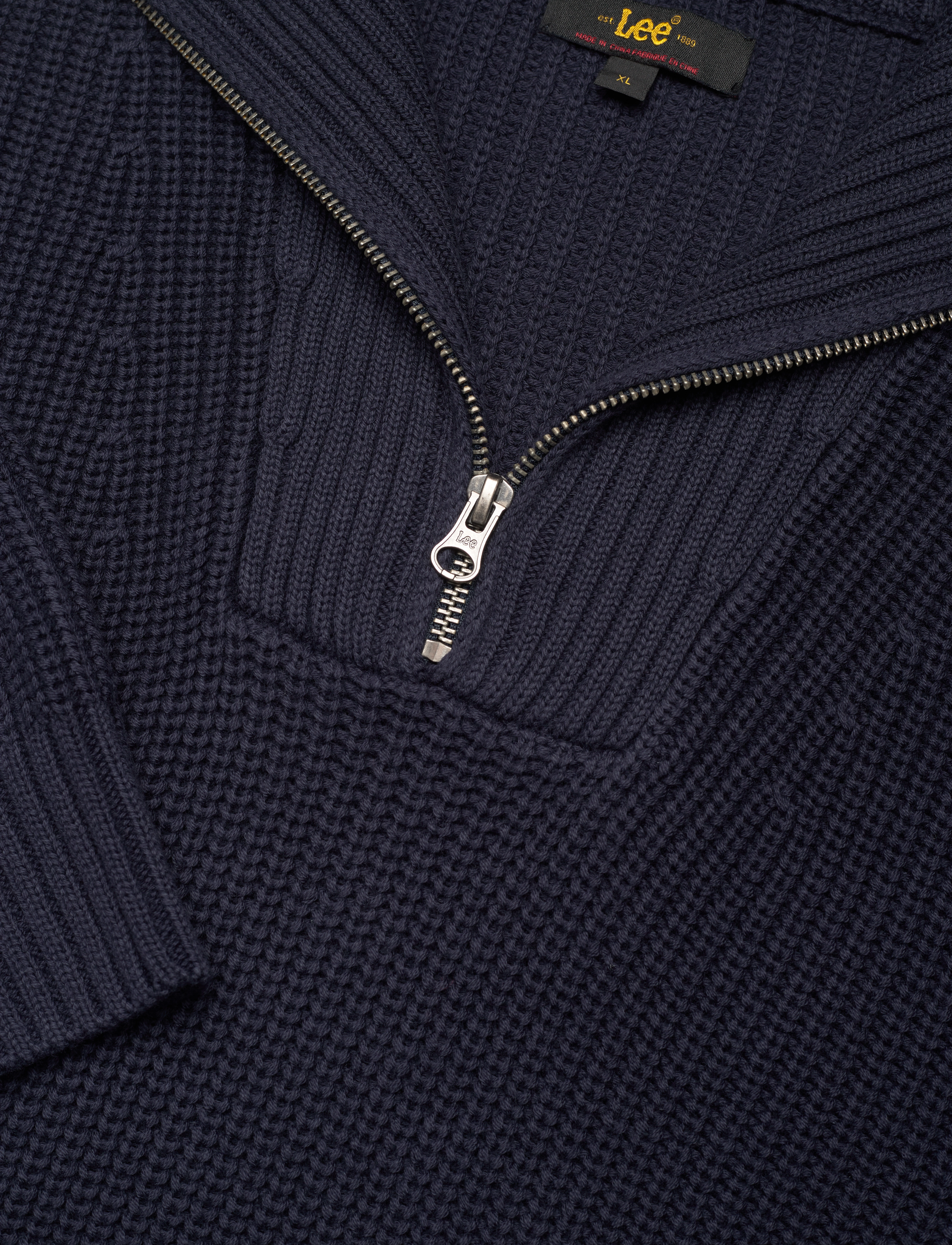 Lee Jeans - HALF ZIP KNIT - sky captain - 2