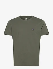 Lee Jeans - SS PATCH LOGO TEE - laveste priser - olive grove - 0