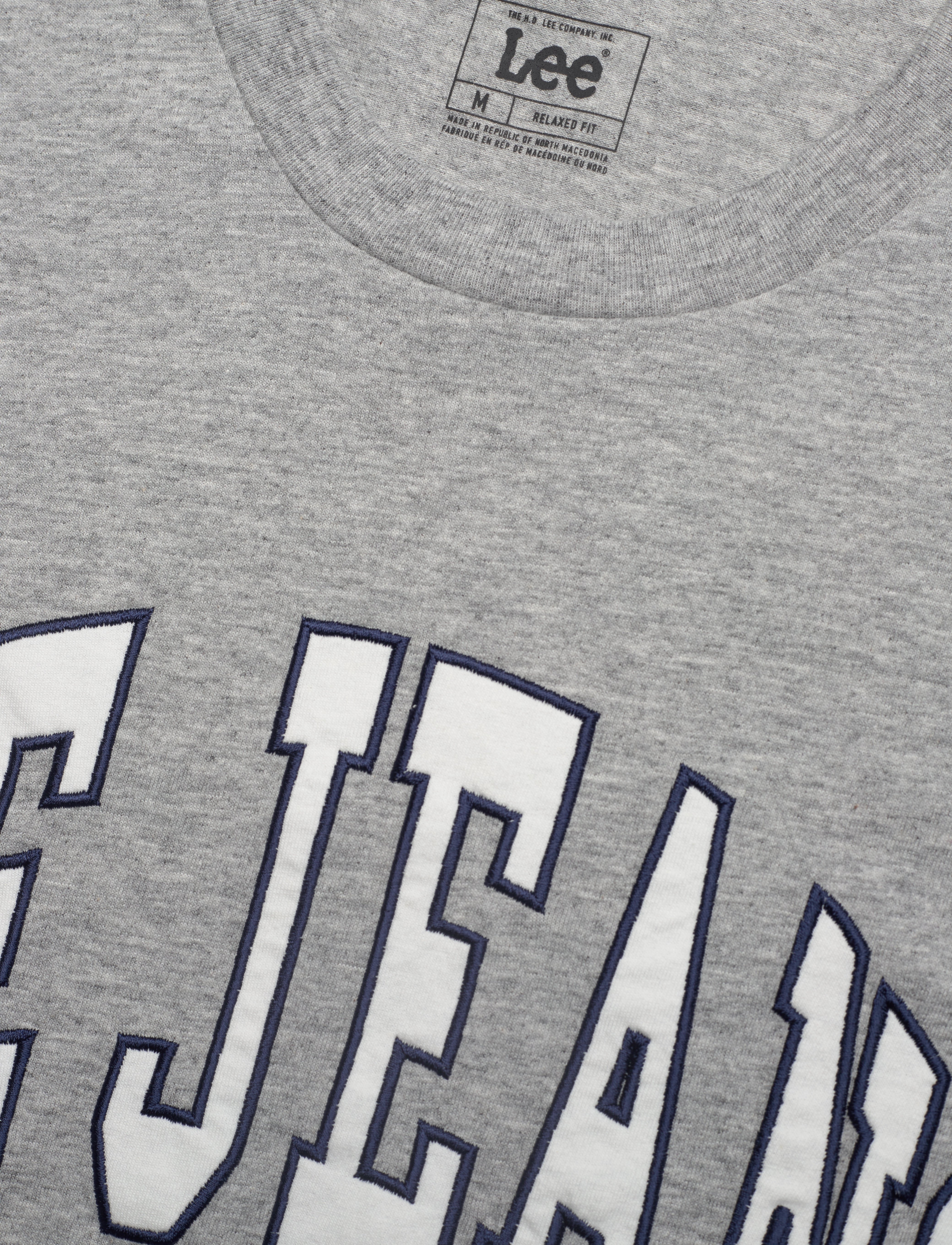Lee Jeans - VARSITY TEE - sharp grey mele - 2