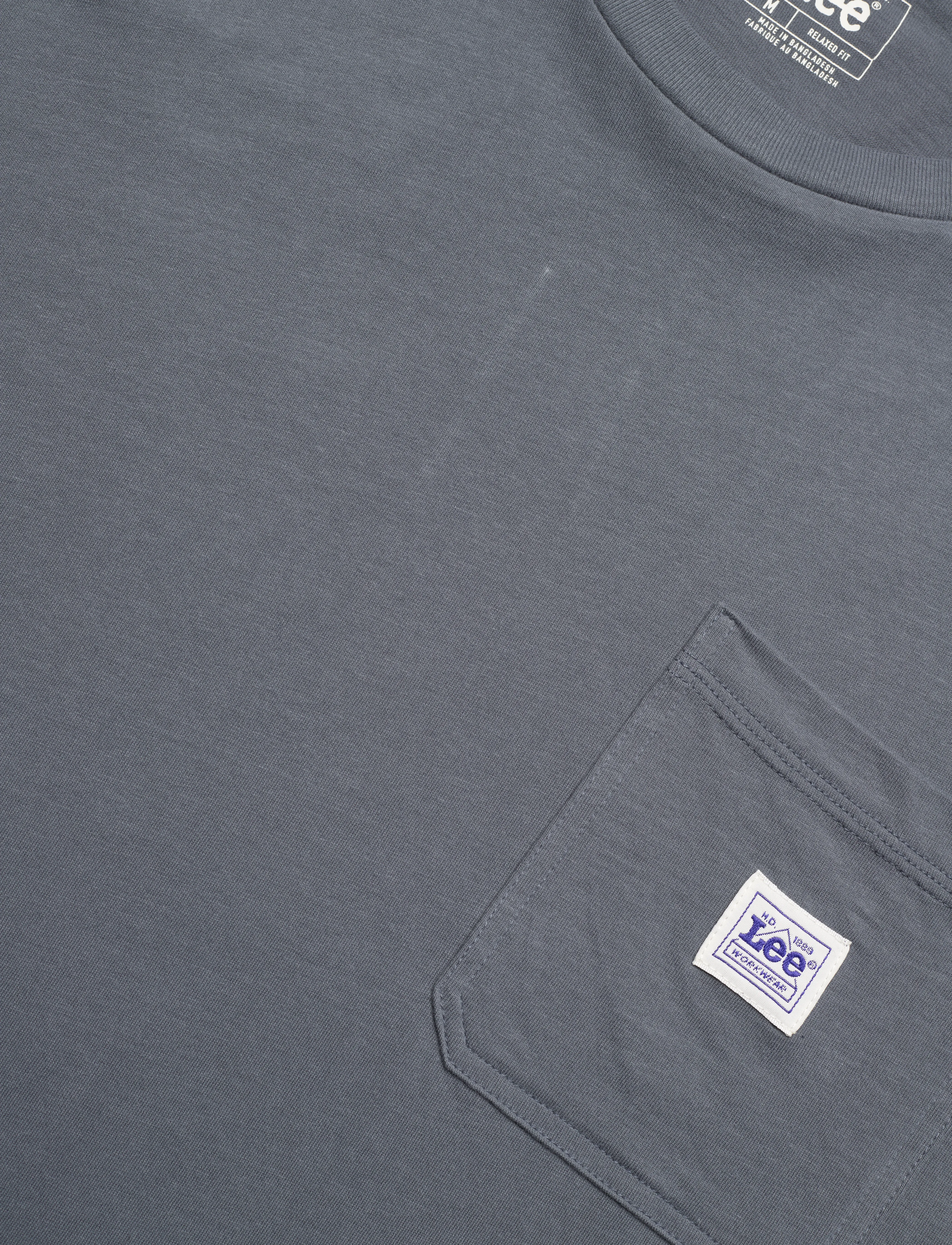 Lee Jeans - LS WW POCKET TEE - taint grey - 2