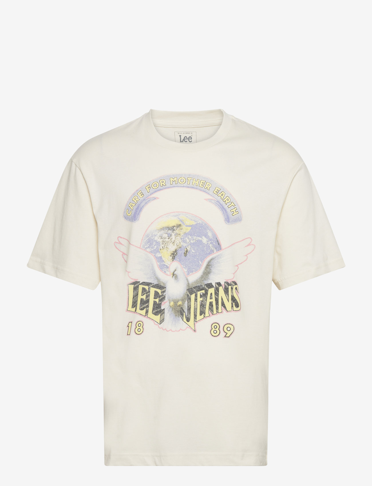 Lee Jeans - LOOSE TEE - ecru - 0