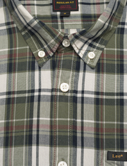 Lee Jeans - LEE BUTTON DOWN - rutede skjorter - olive grove - 2