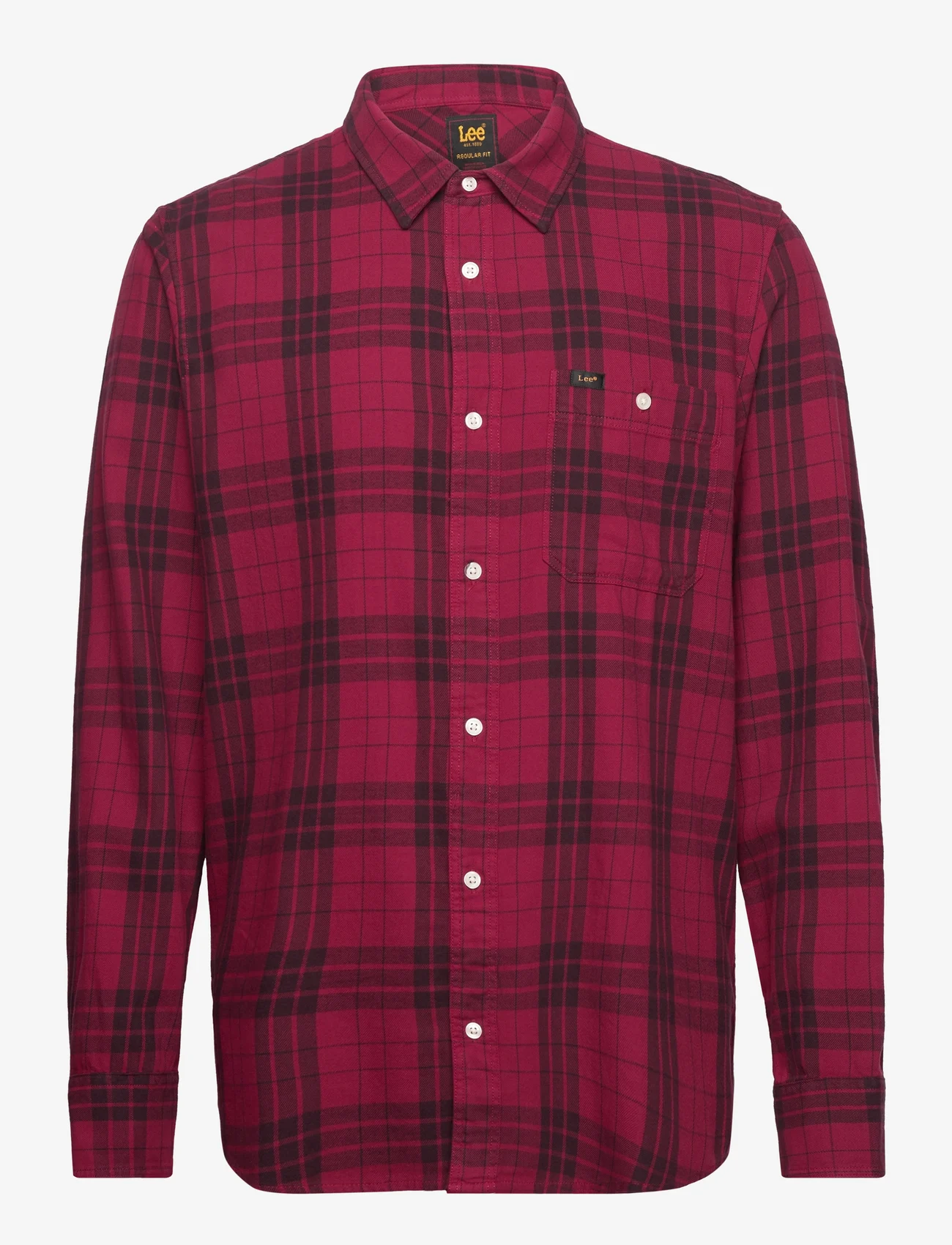 Lee Jeans - LEESURE SHIRT - koszule w kratkę - port - 0