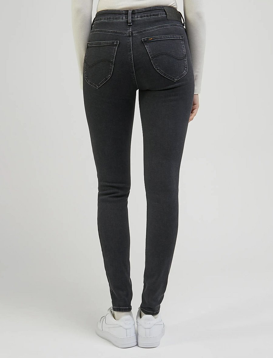 Lee Jeans - FOREVERFIT - skinny jeans - washed black - 3